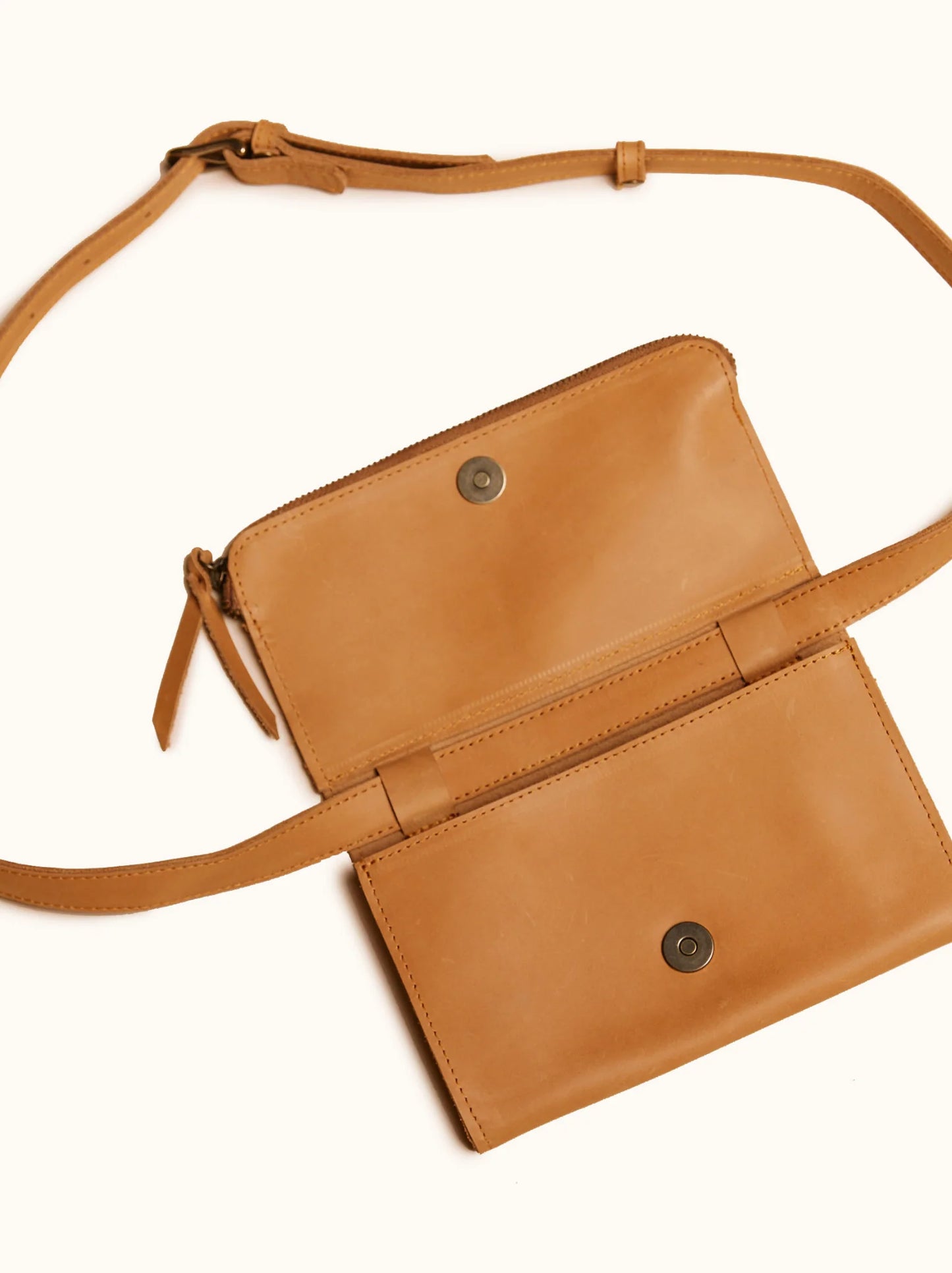 Monique crossbody Cognac