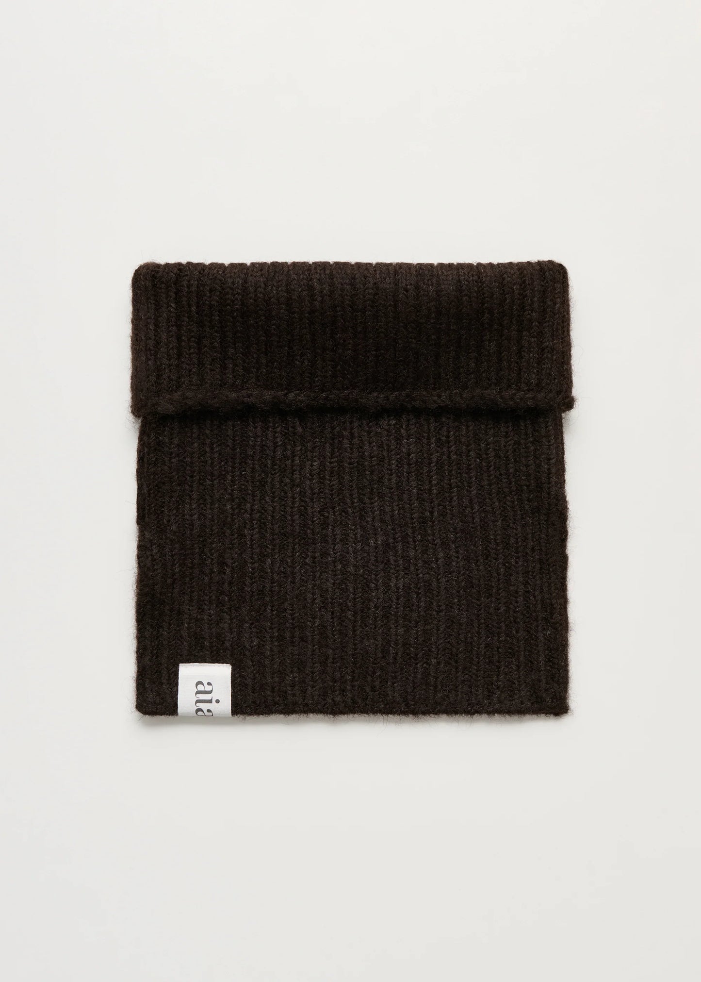 Aiayu "Nellie neck warmer – llama" Pure chocolate