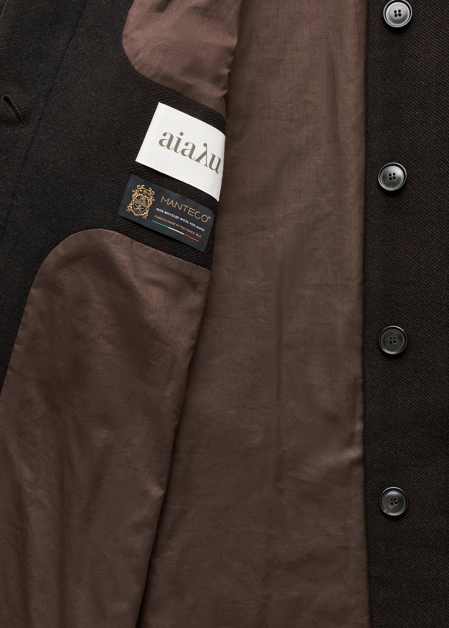Aiayu "Noah Coat" Dark Roots