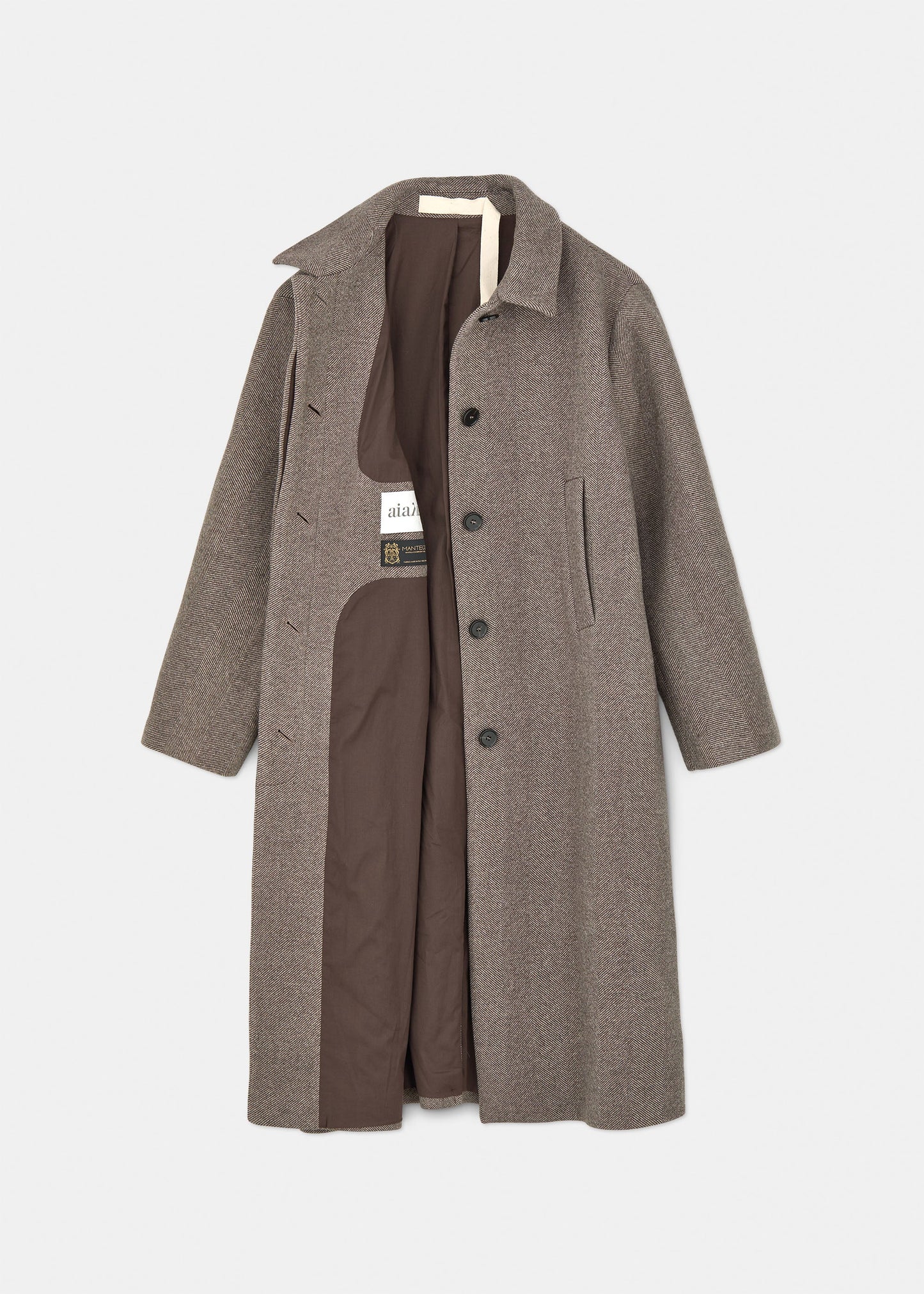Aiayu "Noah Coat" Herringbone