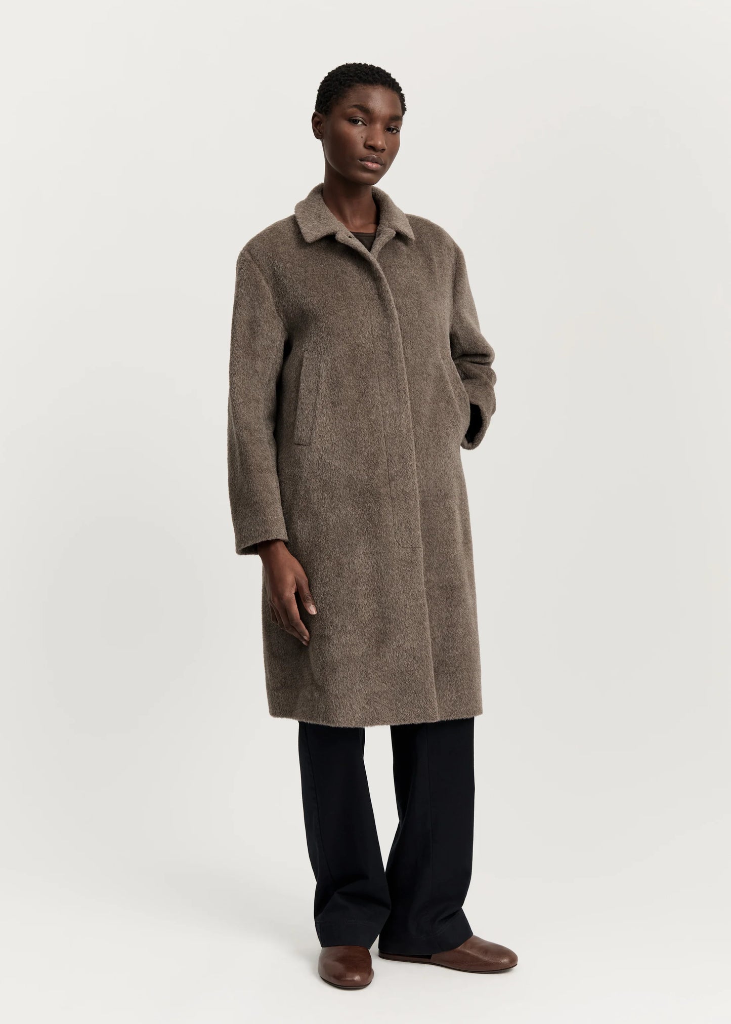Aiayu "Noor coat wool" Yak Melange