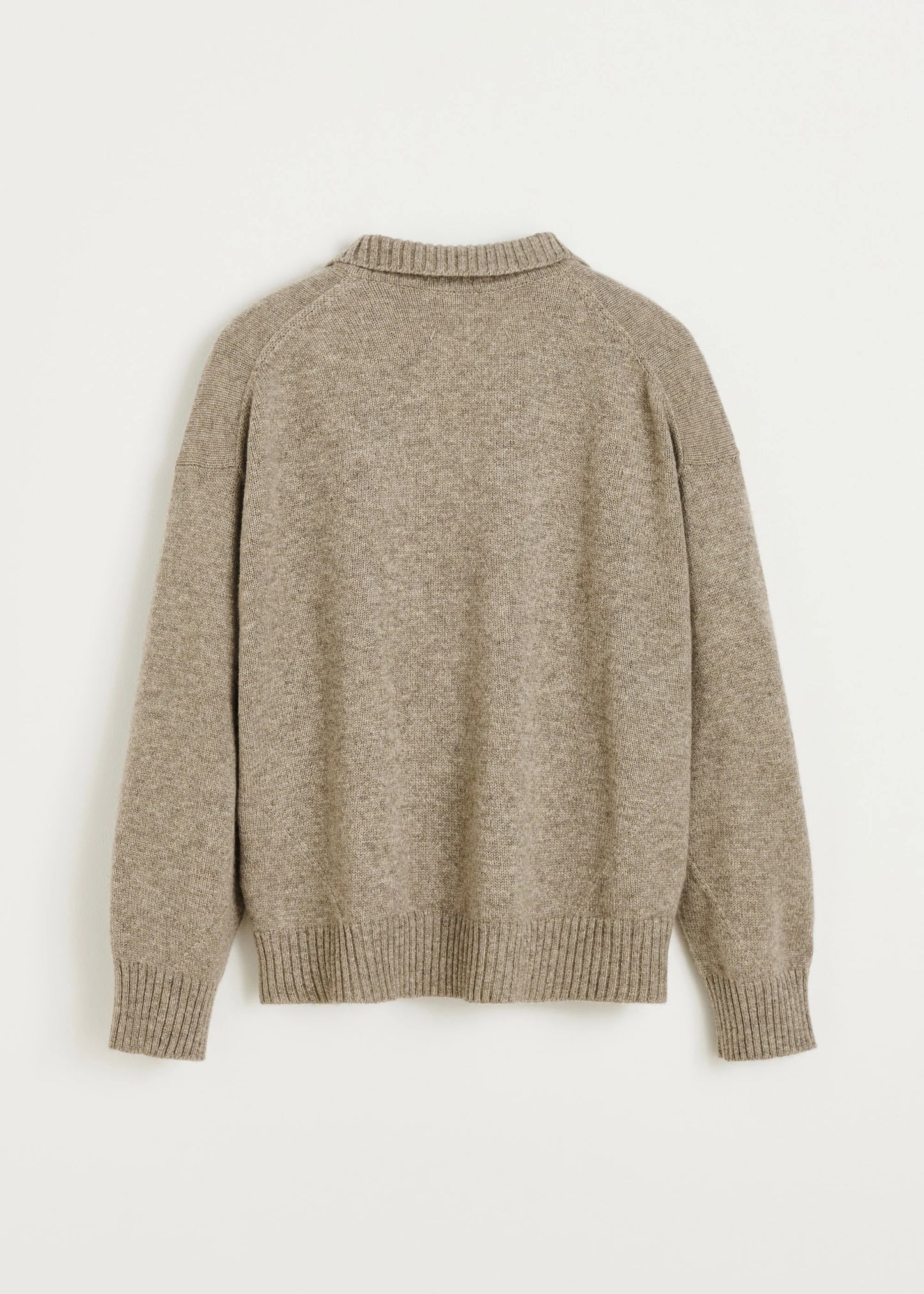 Aiayu "Optica polo sweater - pure yak" Pure Soil