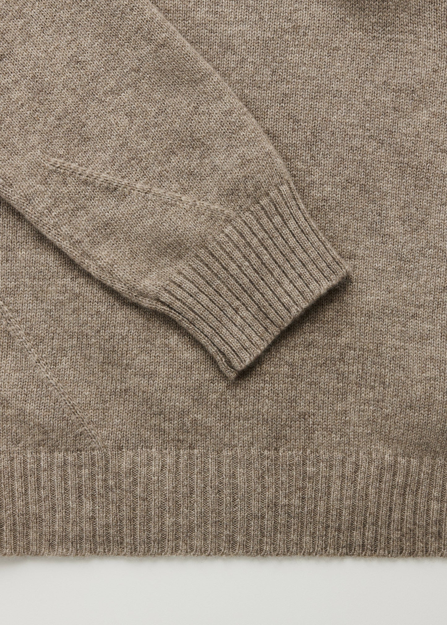 Aiayu "Optica polo sweater - pure yak" Pure Soil