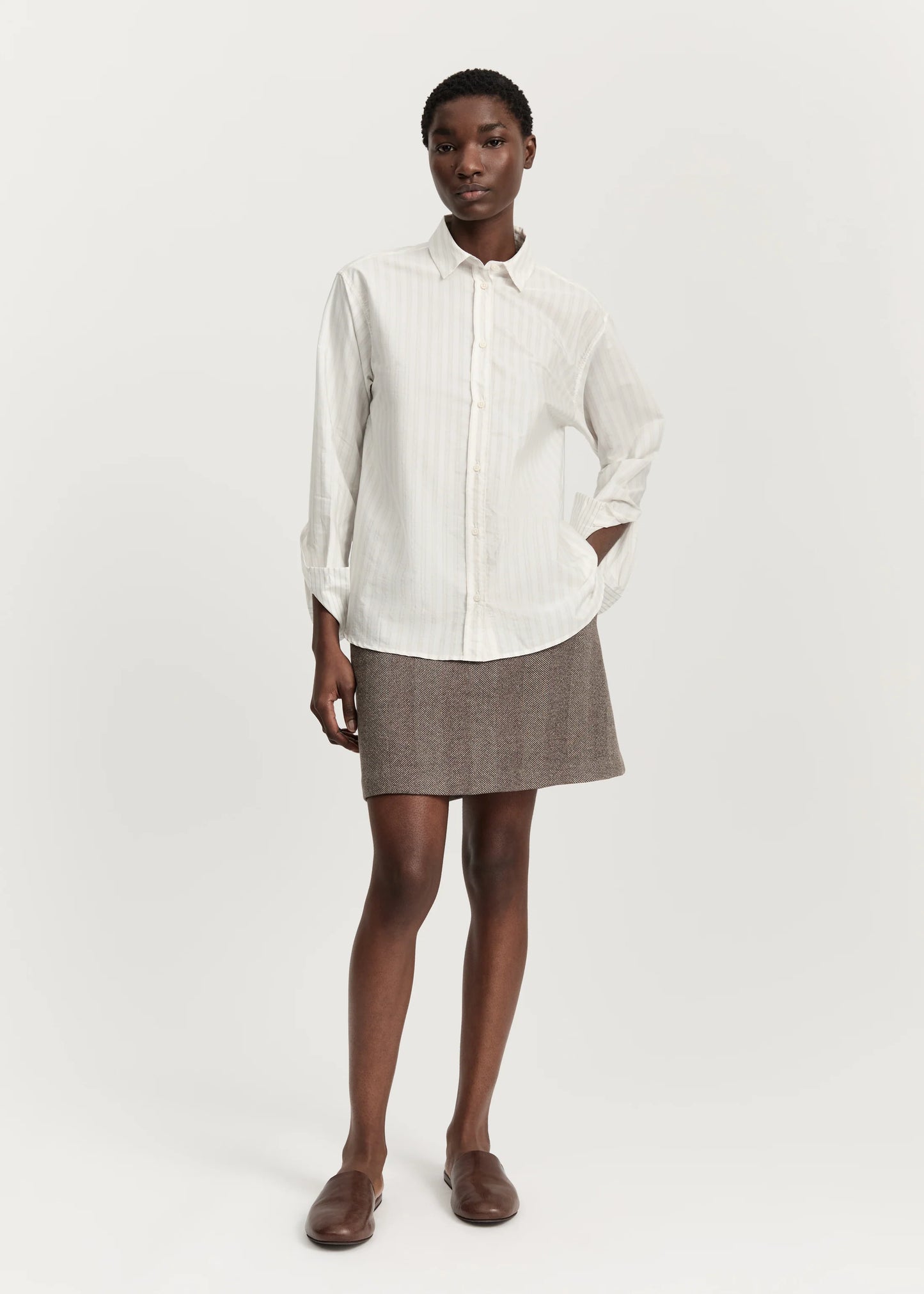 Aiayu "Penny Shirt" White Rose