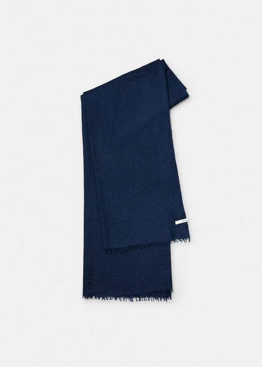 Aiayu "Poon Scarf 125x175" Navy