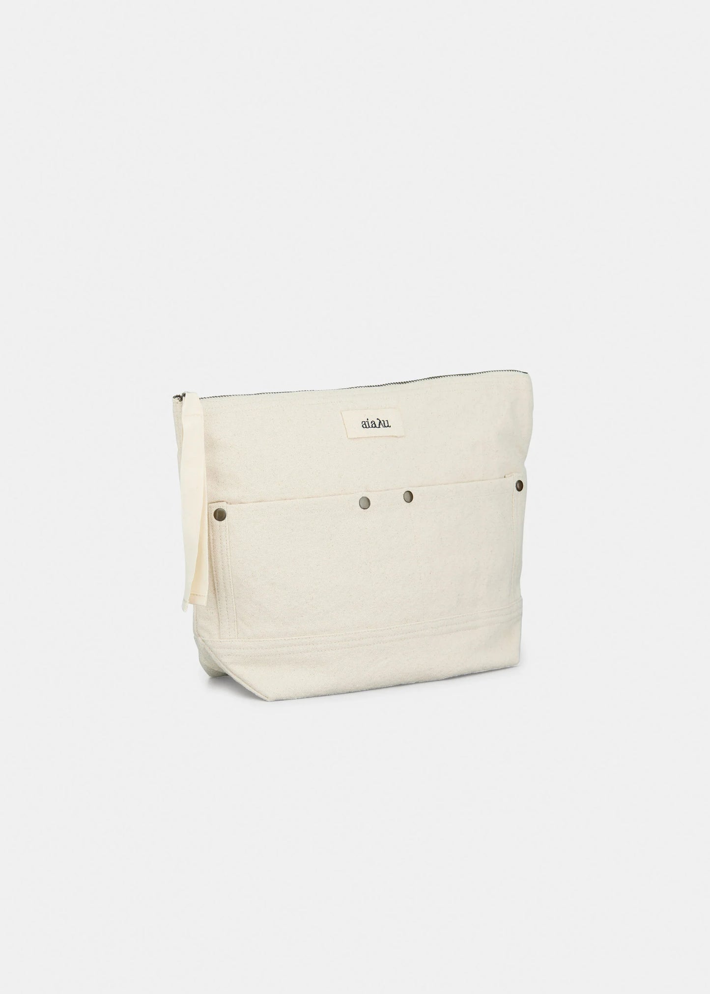 Aiayu "Pouch Pocket Canvas" Pure Ecru OS