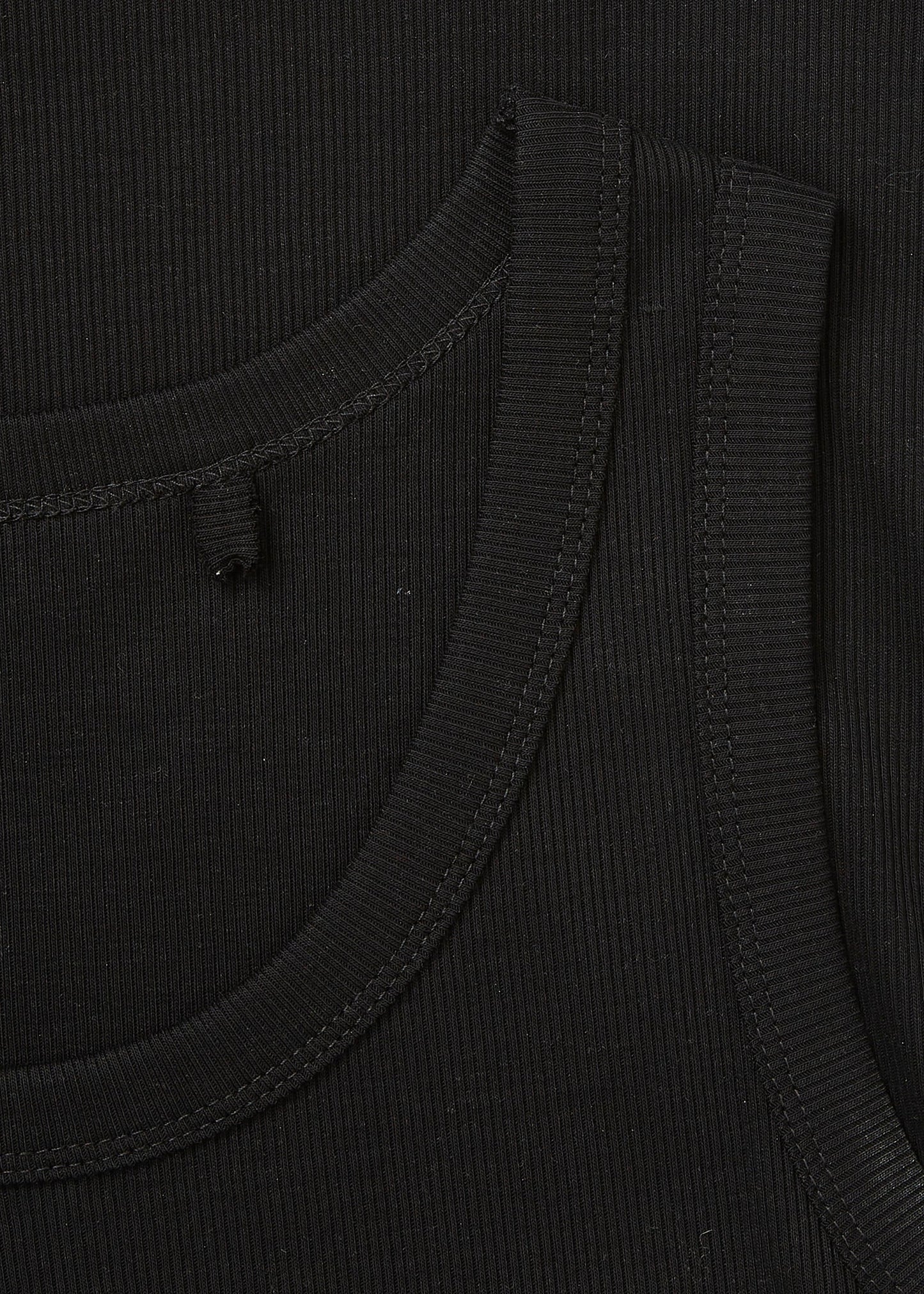 Aiayu "Rib tank top" Black