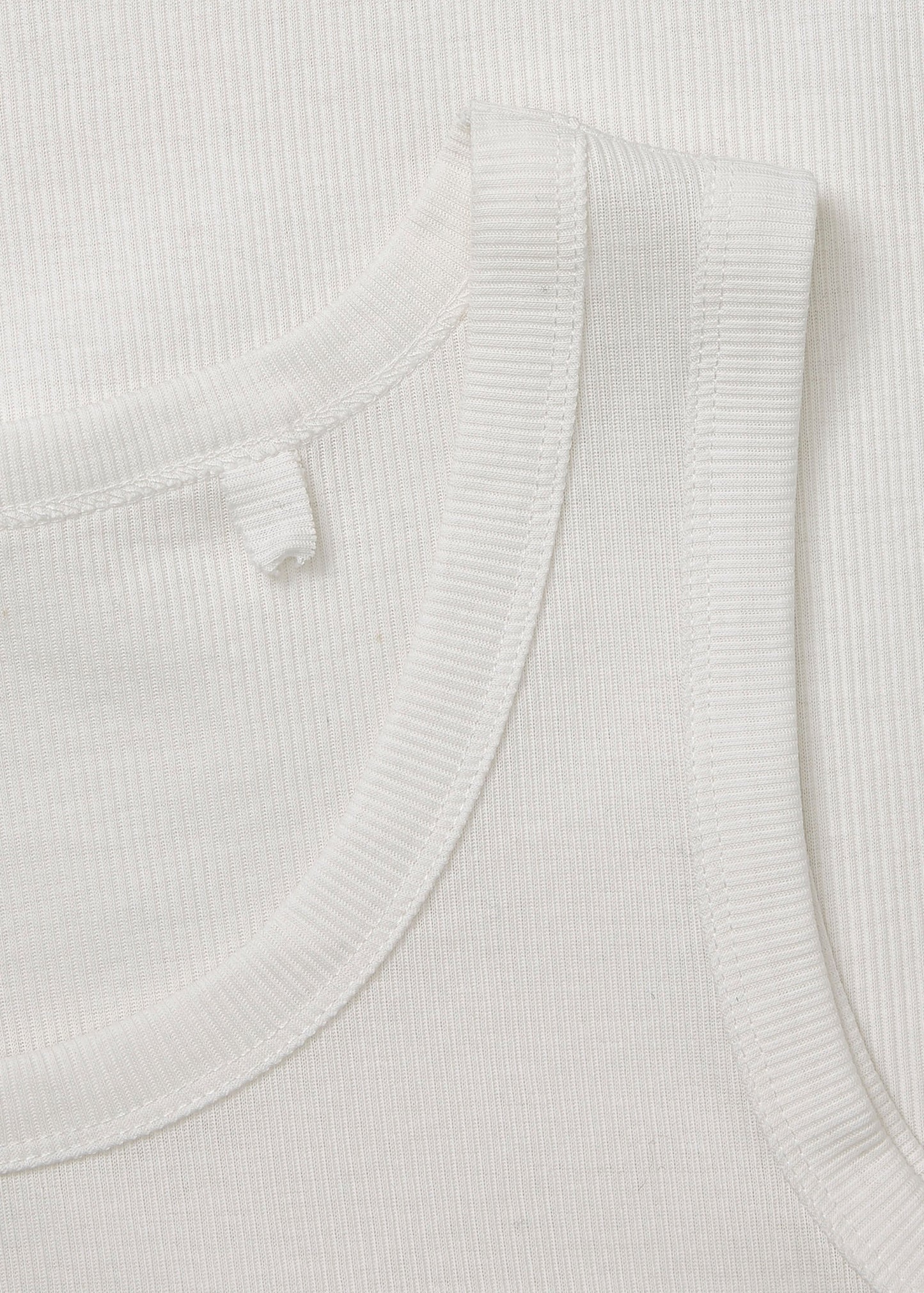 Aiayu "Rib Tank" Off White