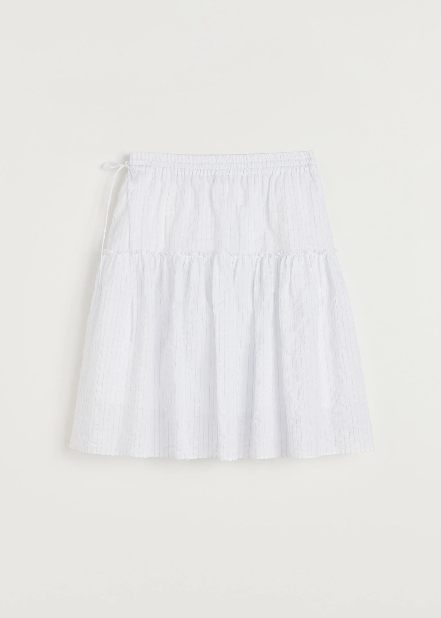 Aiayu "Ricca skirt - silk blend" White