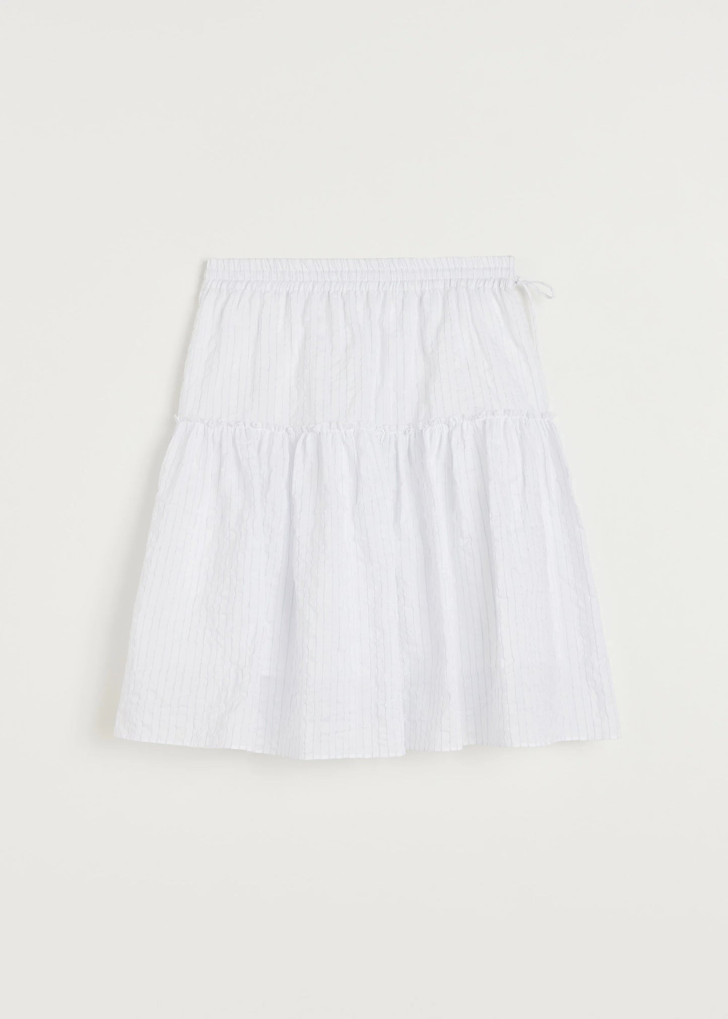 Aiayu "Ricca skirt - silk blend" White