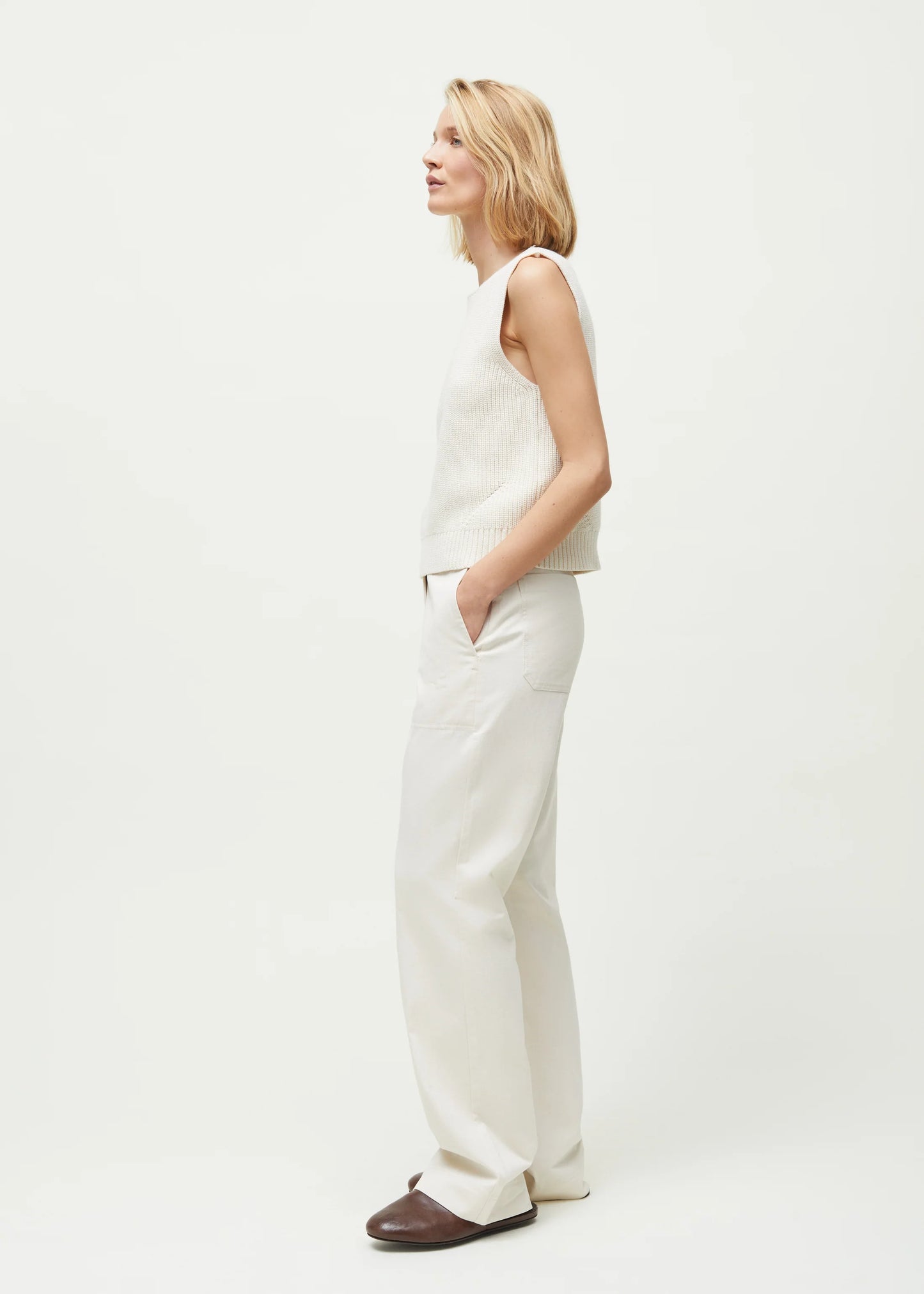Aiayu "River pant" Pure Ecru