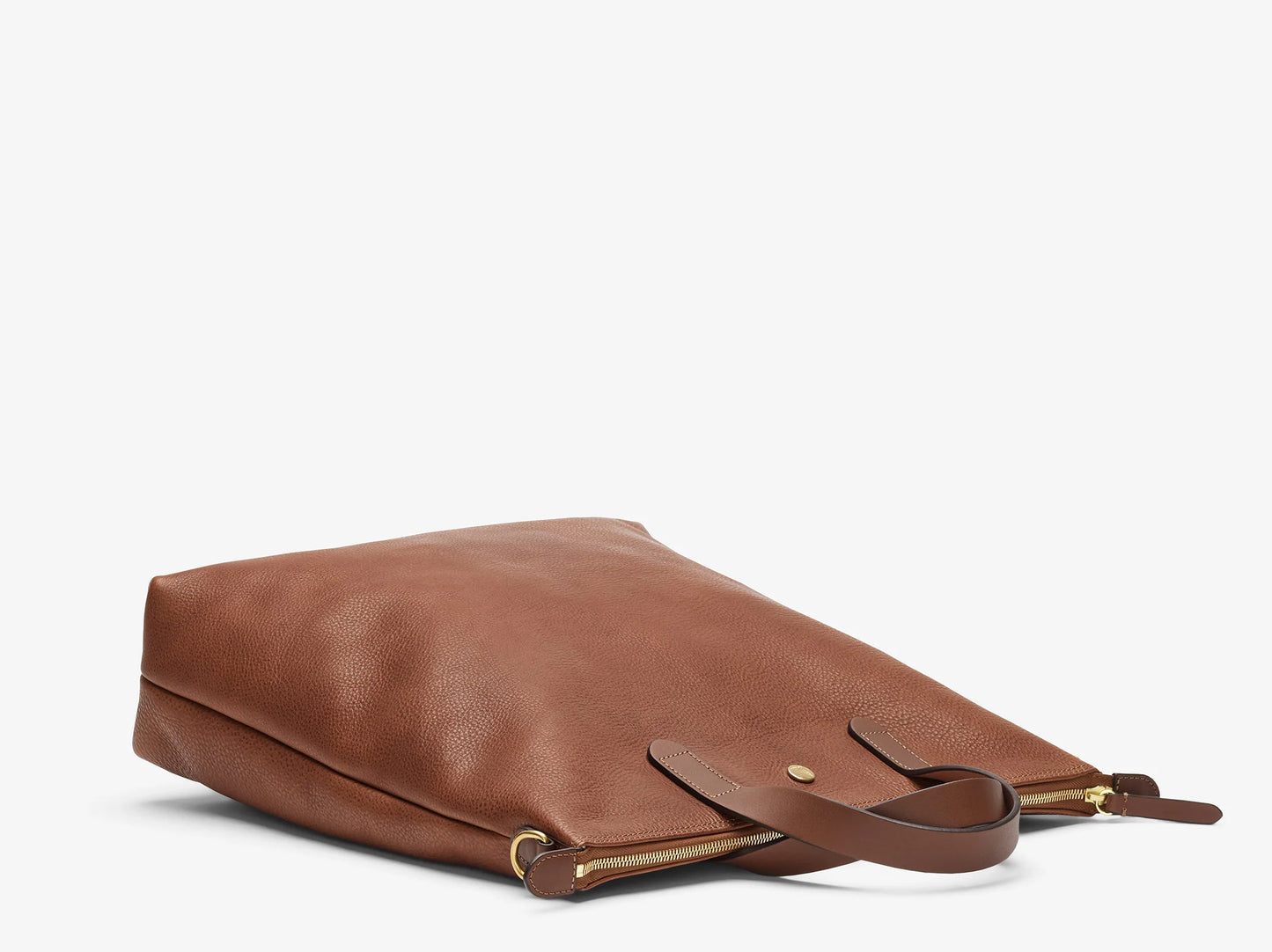 Shopper, Leather, Tabac/Cuoio