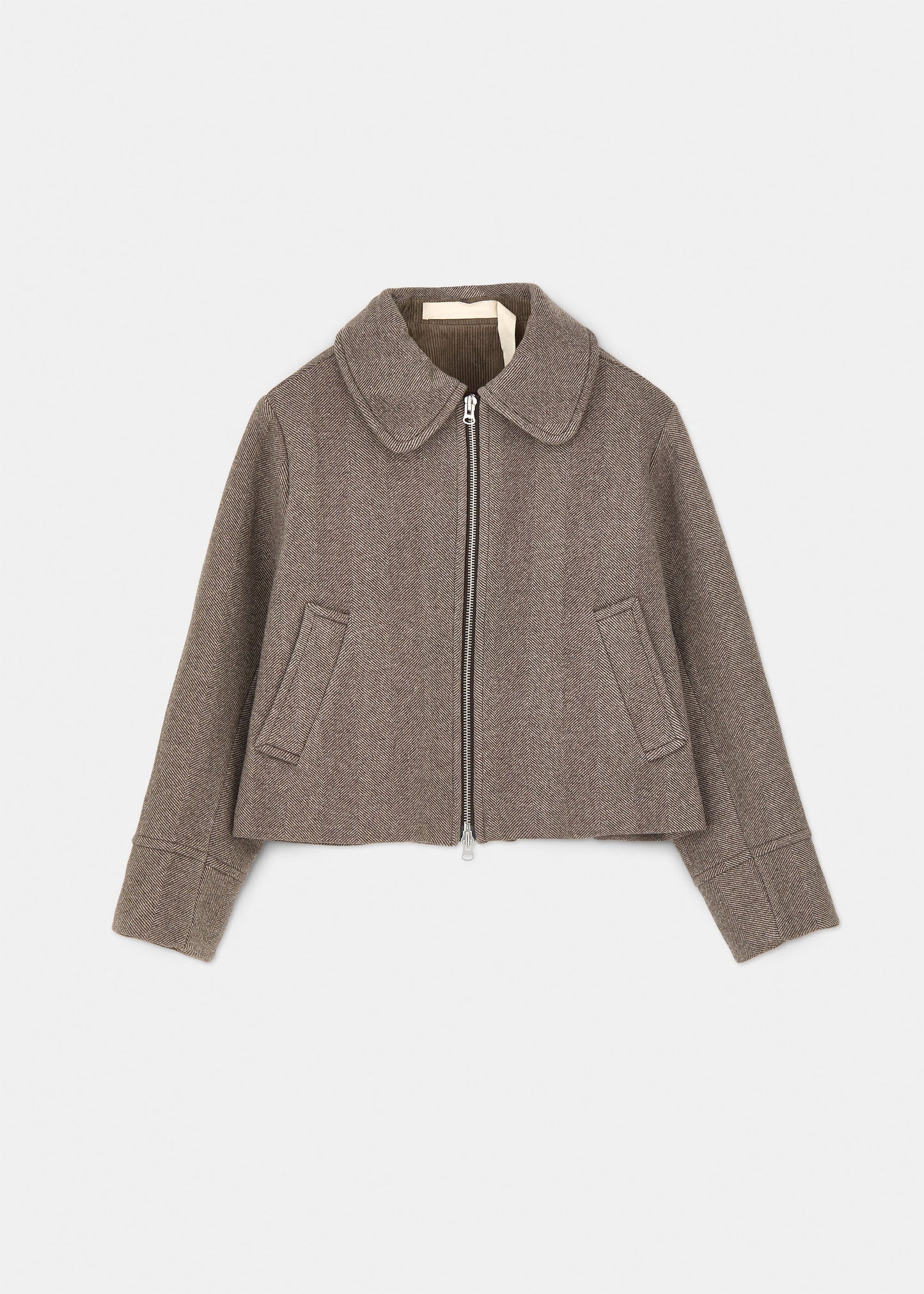 Aiayu "Short Wool Jacket" Herringbone
