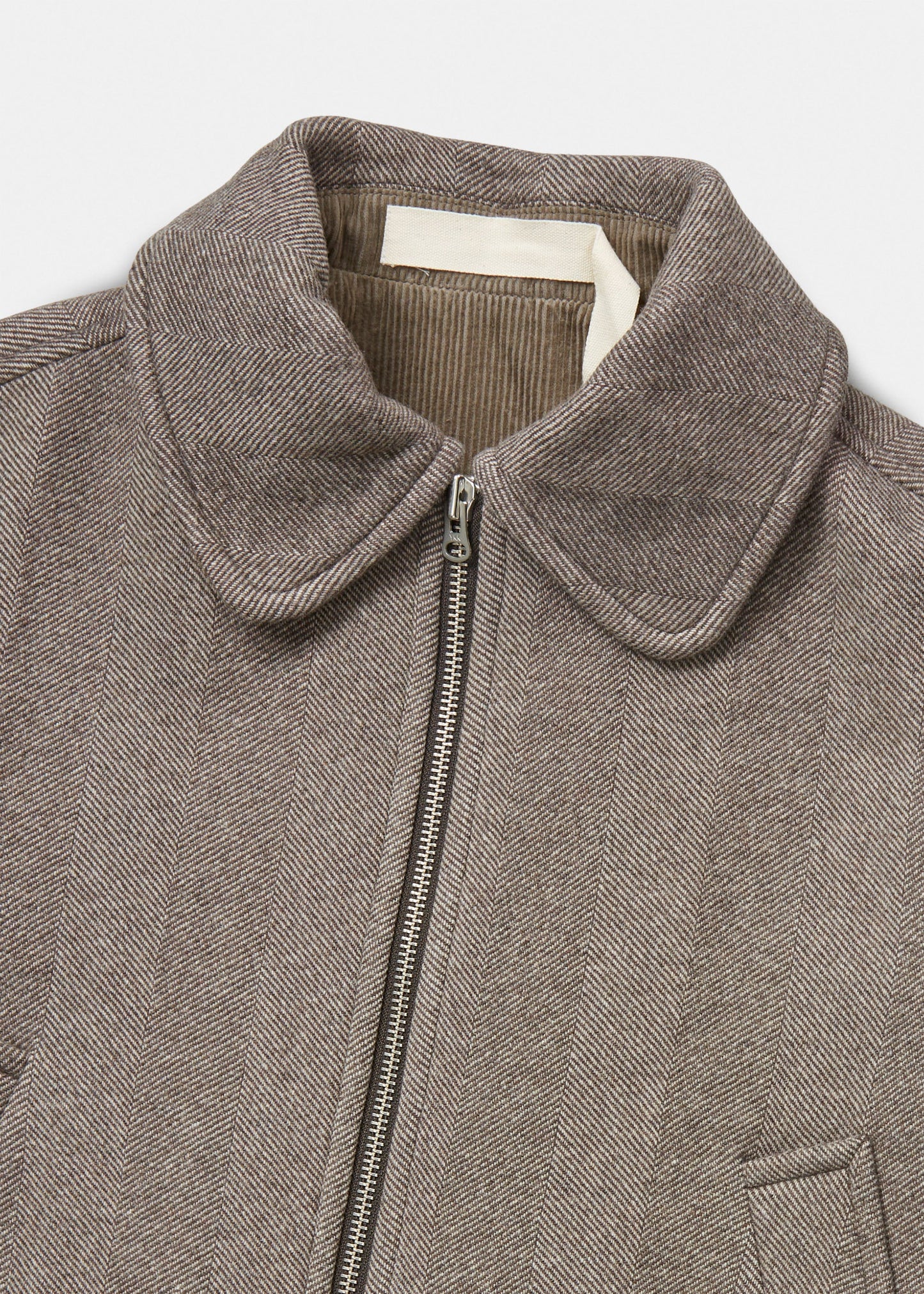 Aiayu "Short Wool Jacket" Herringbone