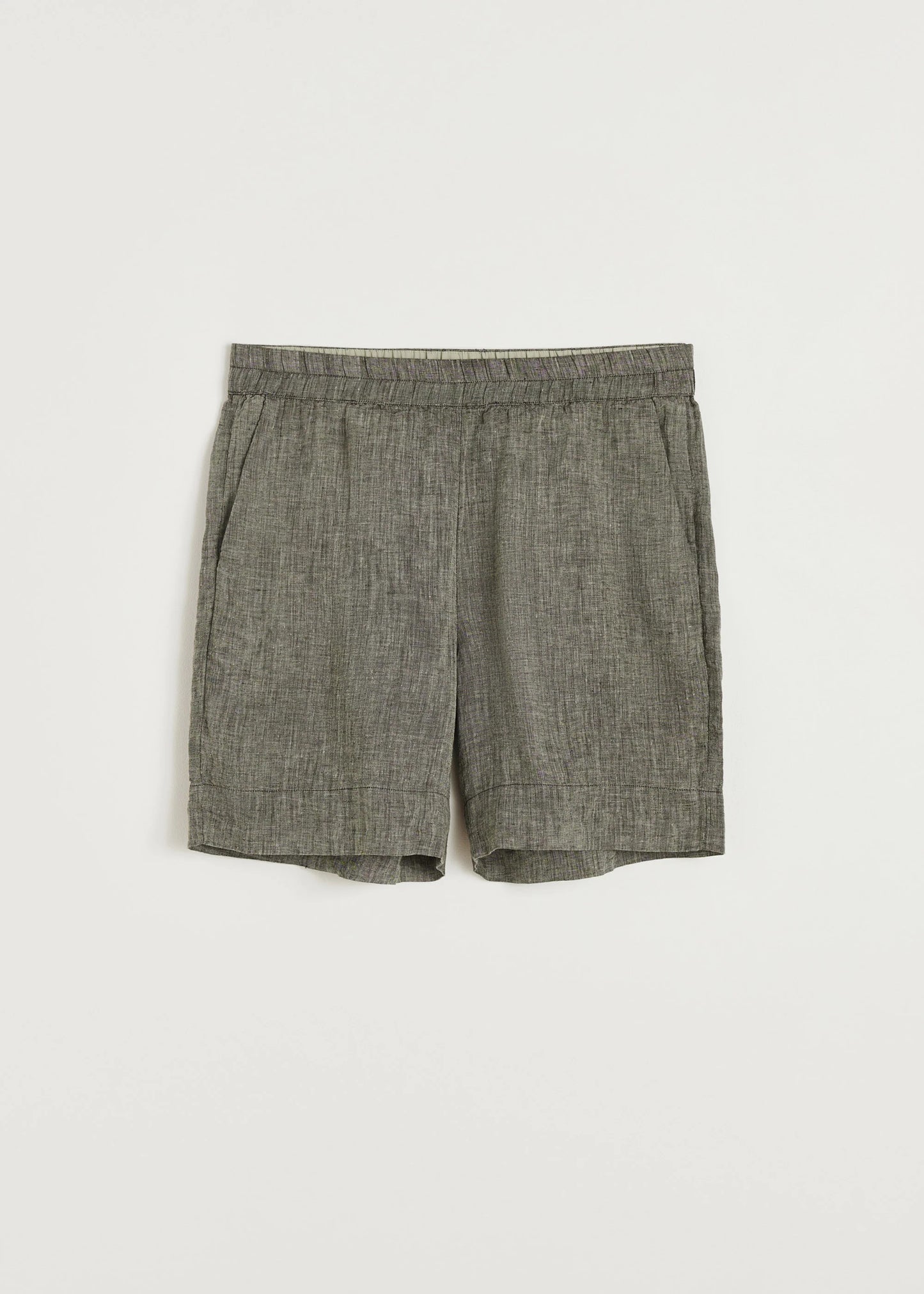 Aiayu "Shorts long linen" Brown