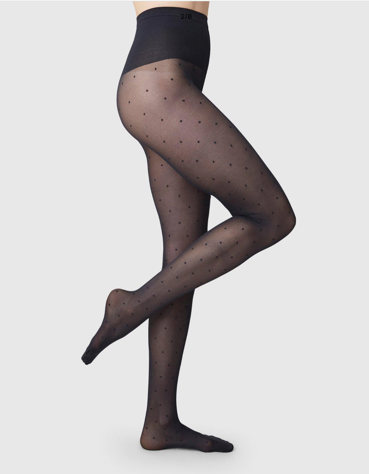 Doris Dots Tights - Black - 40