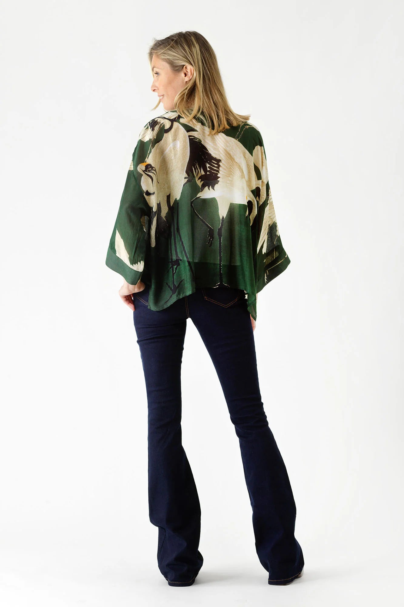 Kimono Stork Forest Green