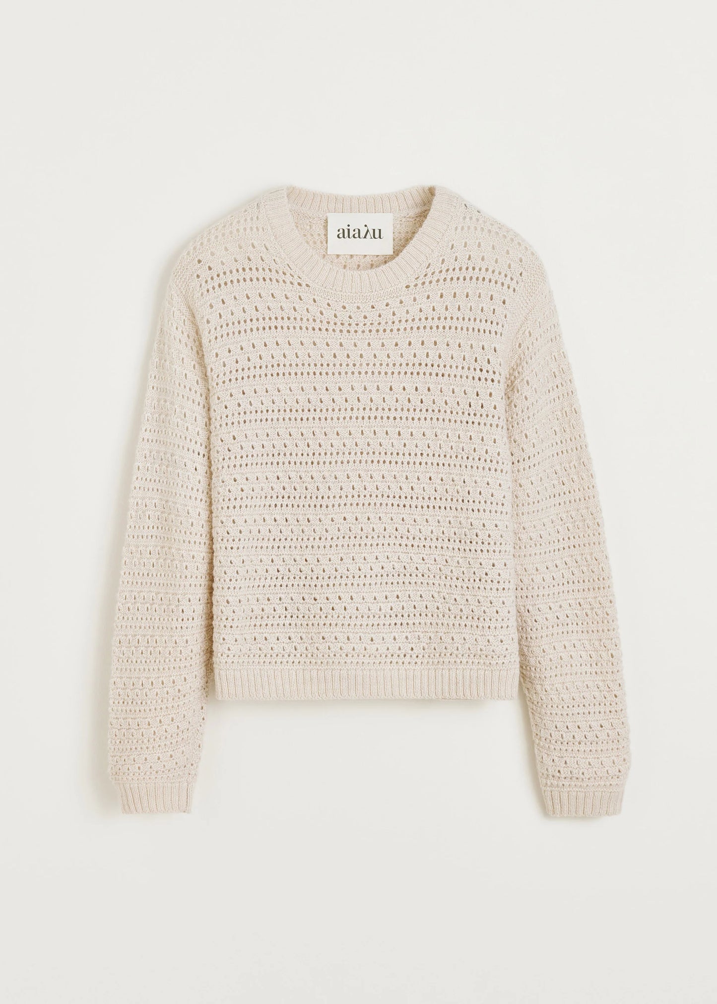 Aiayu "Tamaya sweater - pure llama" Albicant
