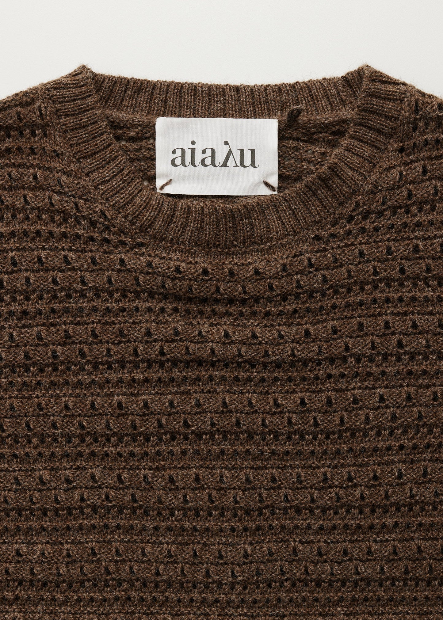 Aiayu "Tamaya sweater - pure llama" Brownie