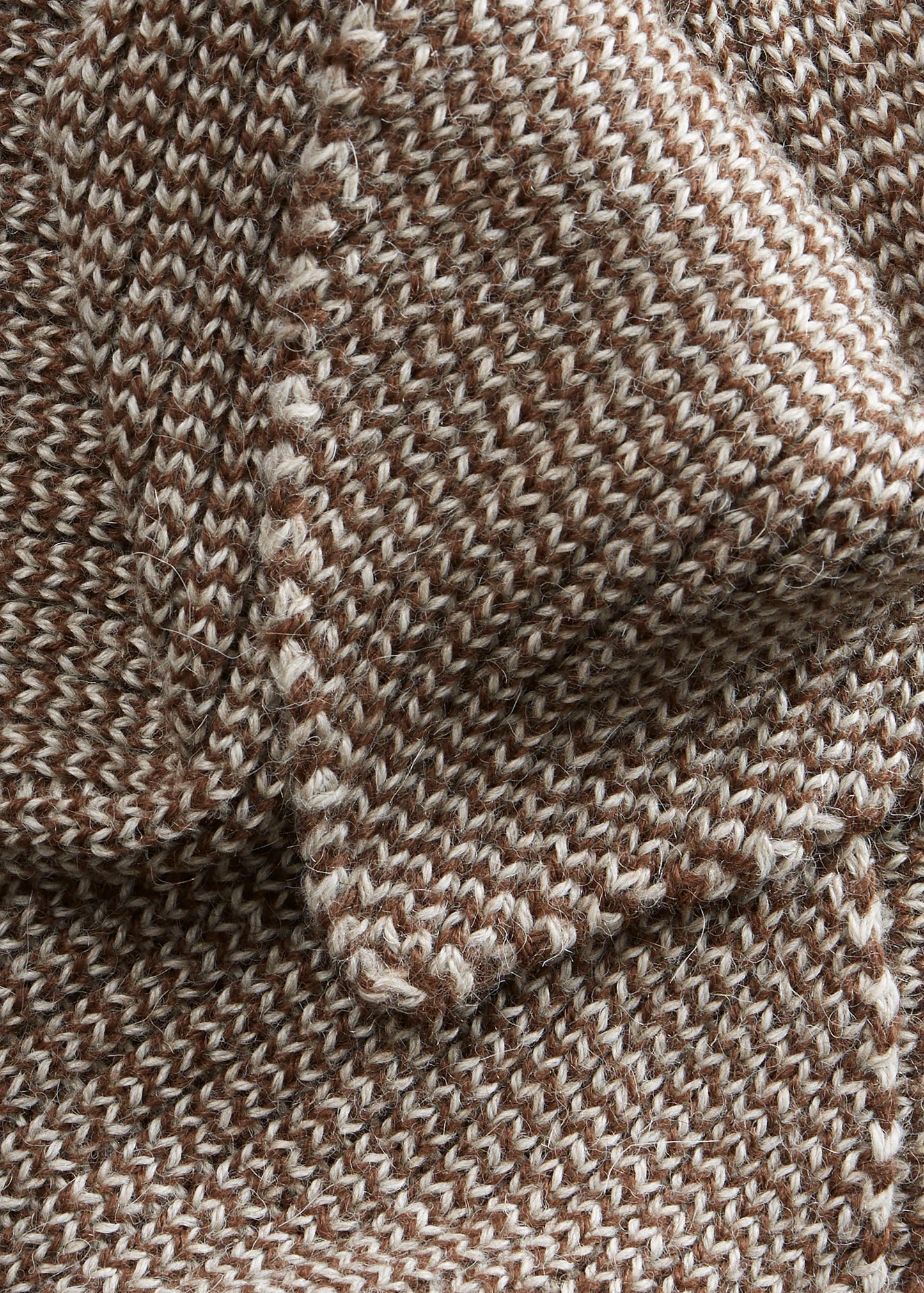 Aiayu "Tony llama wool scarf" Mix Brown Sugar