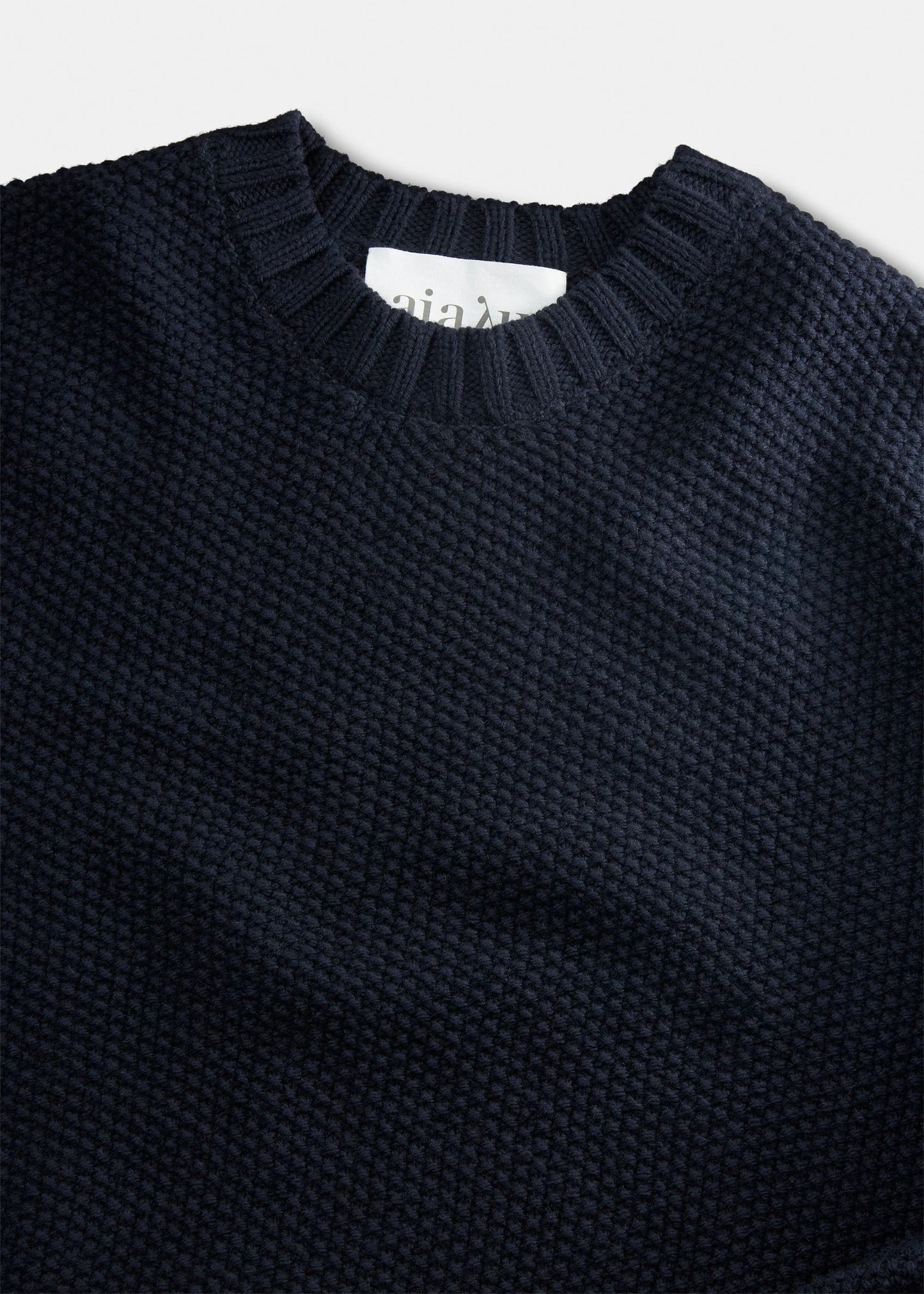 Aiayu "Vetla wool sweater" Black Blue