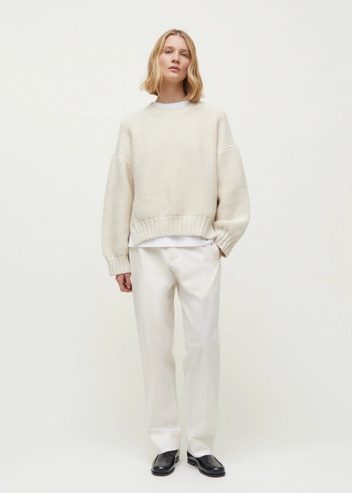 Aiayu "Vetla wool sweater" Pure Ecru