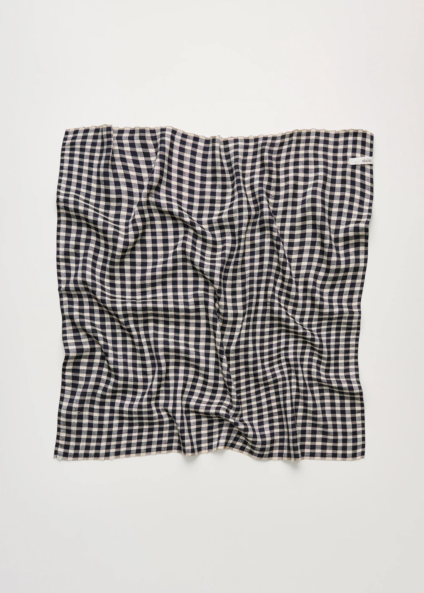 Aiayu "Waya scarf – silk" Mix black