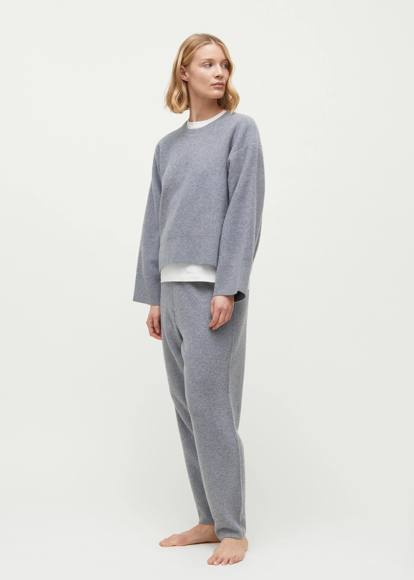 Aiayu "Willow cashmere sweater" Grey Melange