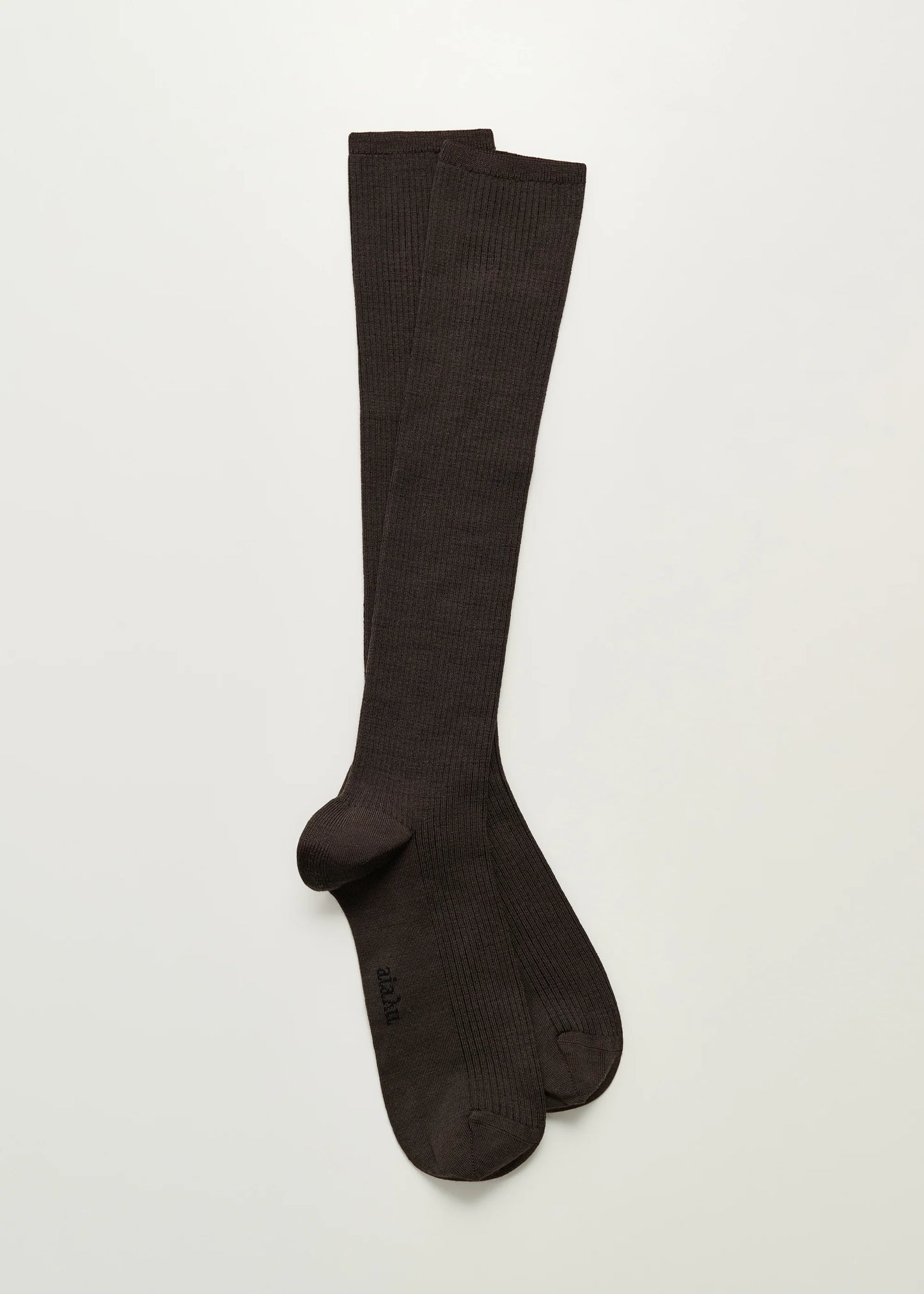 Aiayu "Wool Knee Socks II" Brown