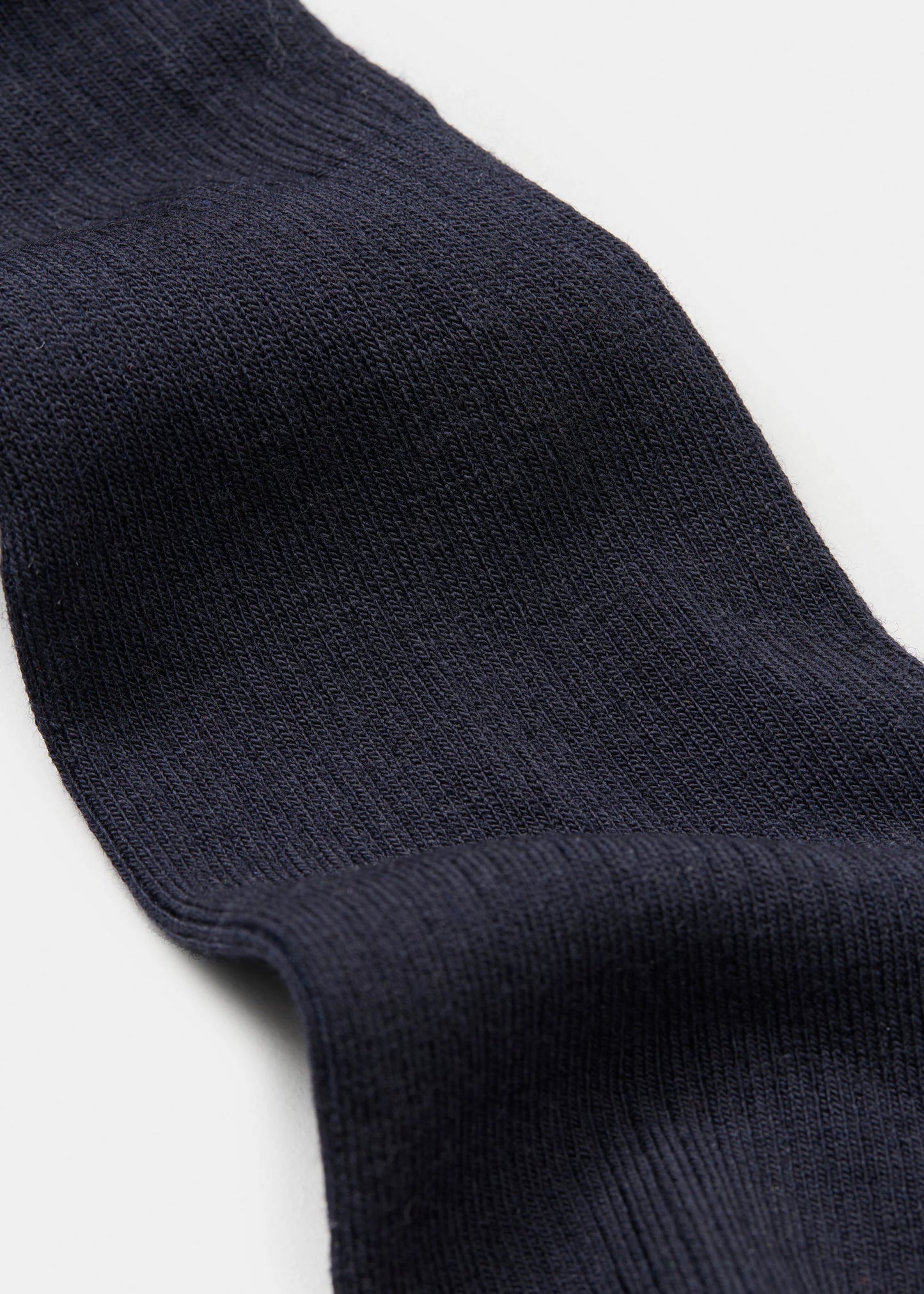 Aiayu "Wool Rib Socks" Navy