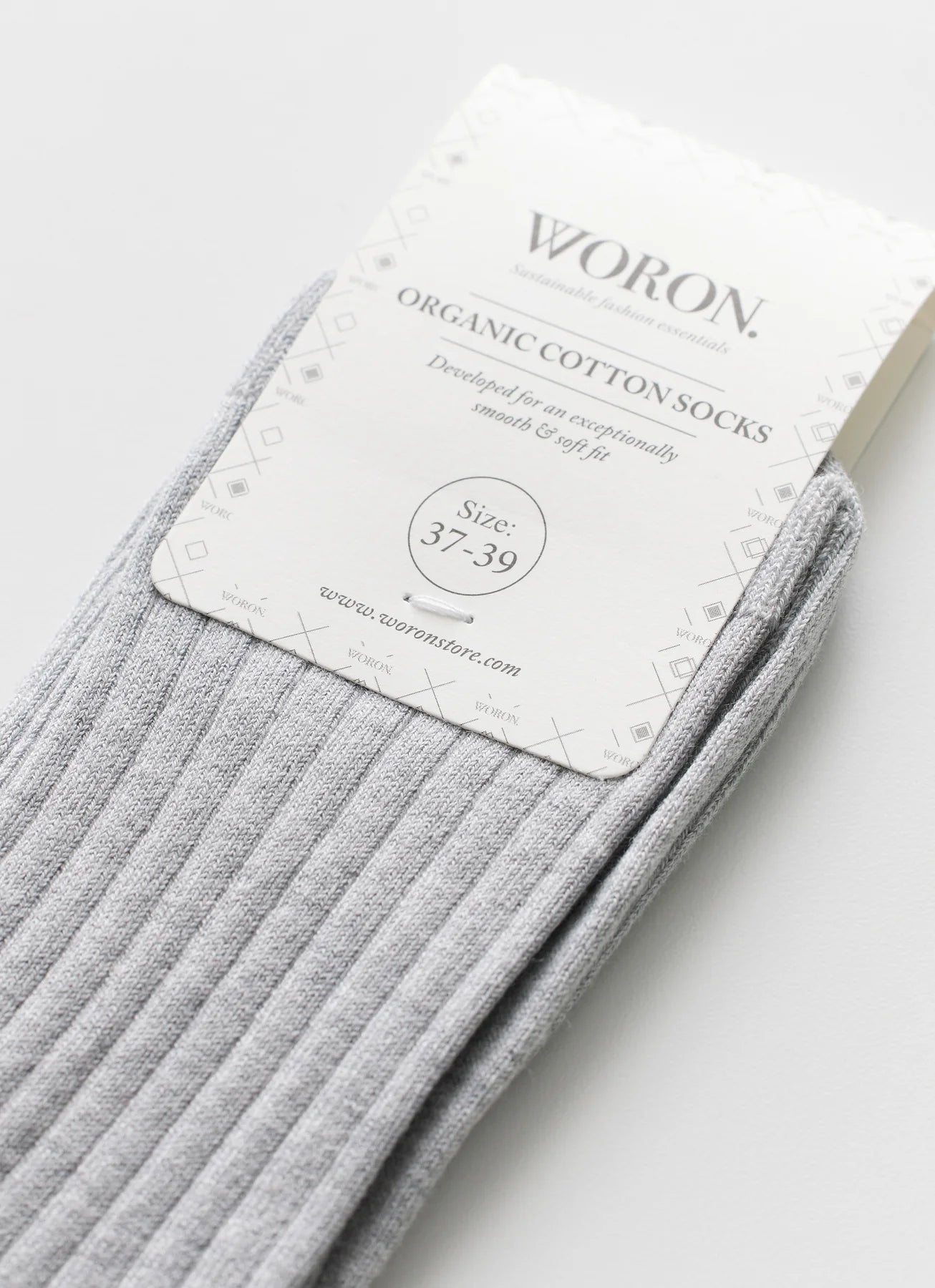 Organic Cotton Socks- Grey Melange