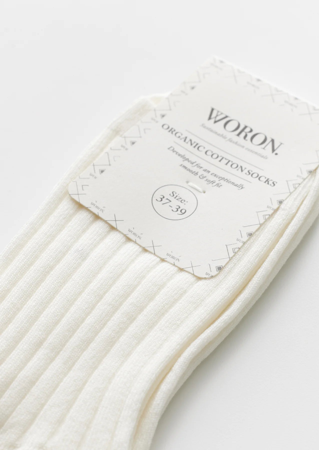 Organic Cotton Socks- Off White