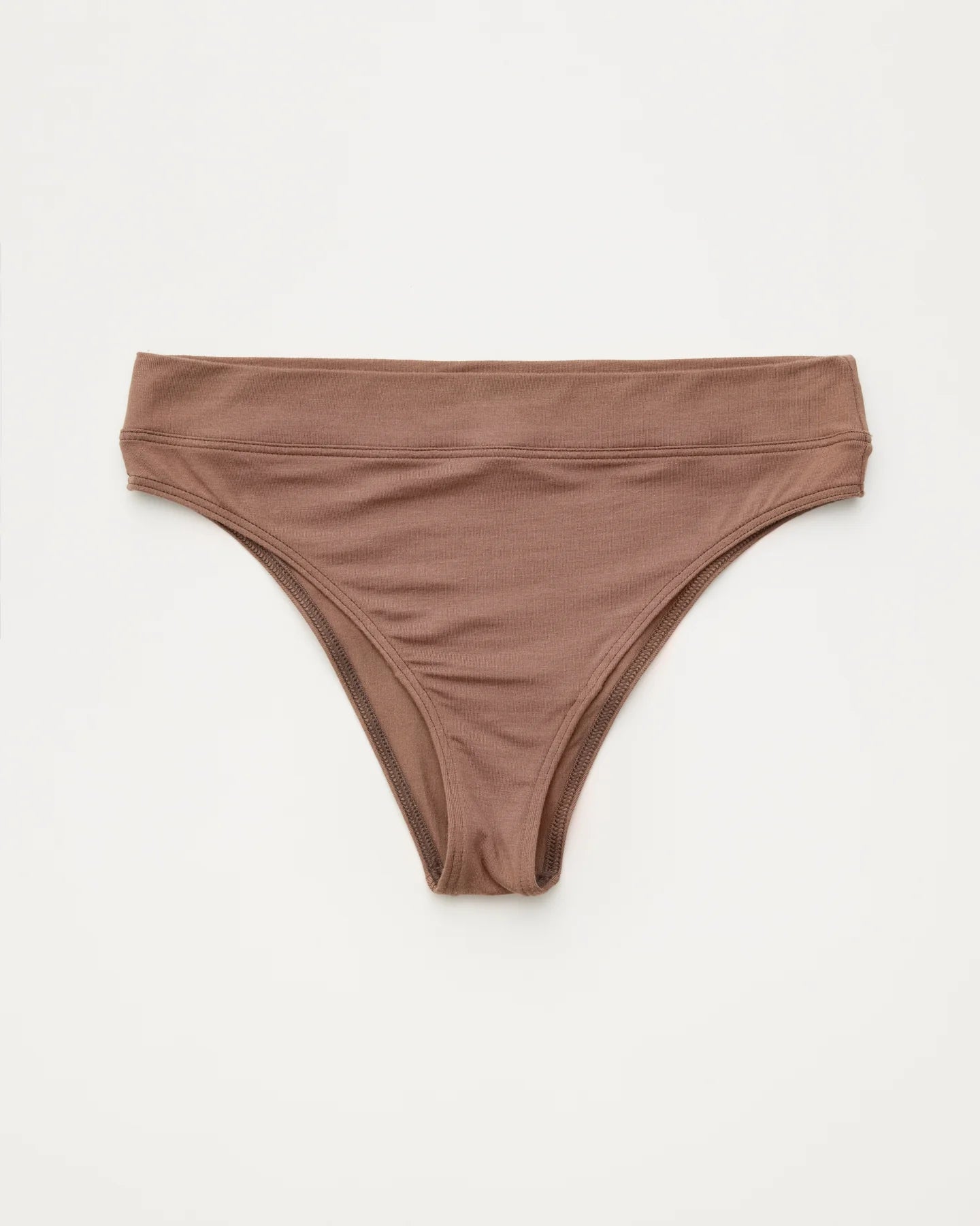 super stretch, modal Hi Cut Panties- Acorn