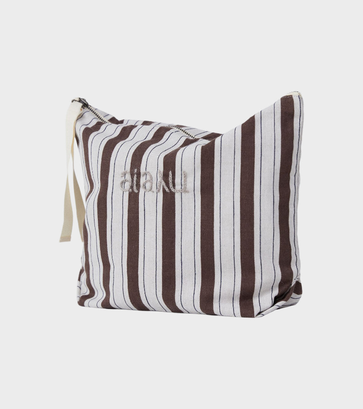 Aiayu "Pouch Cotton Slub Striped" Mix Brownie OS