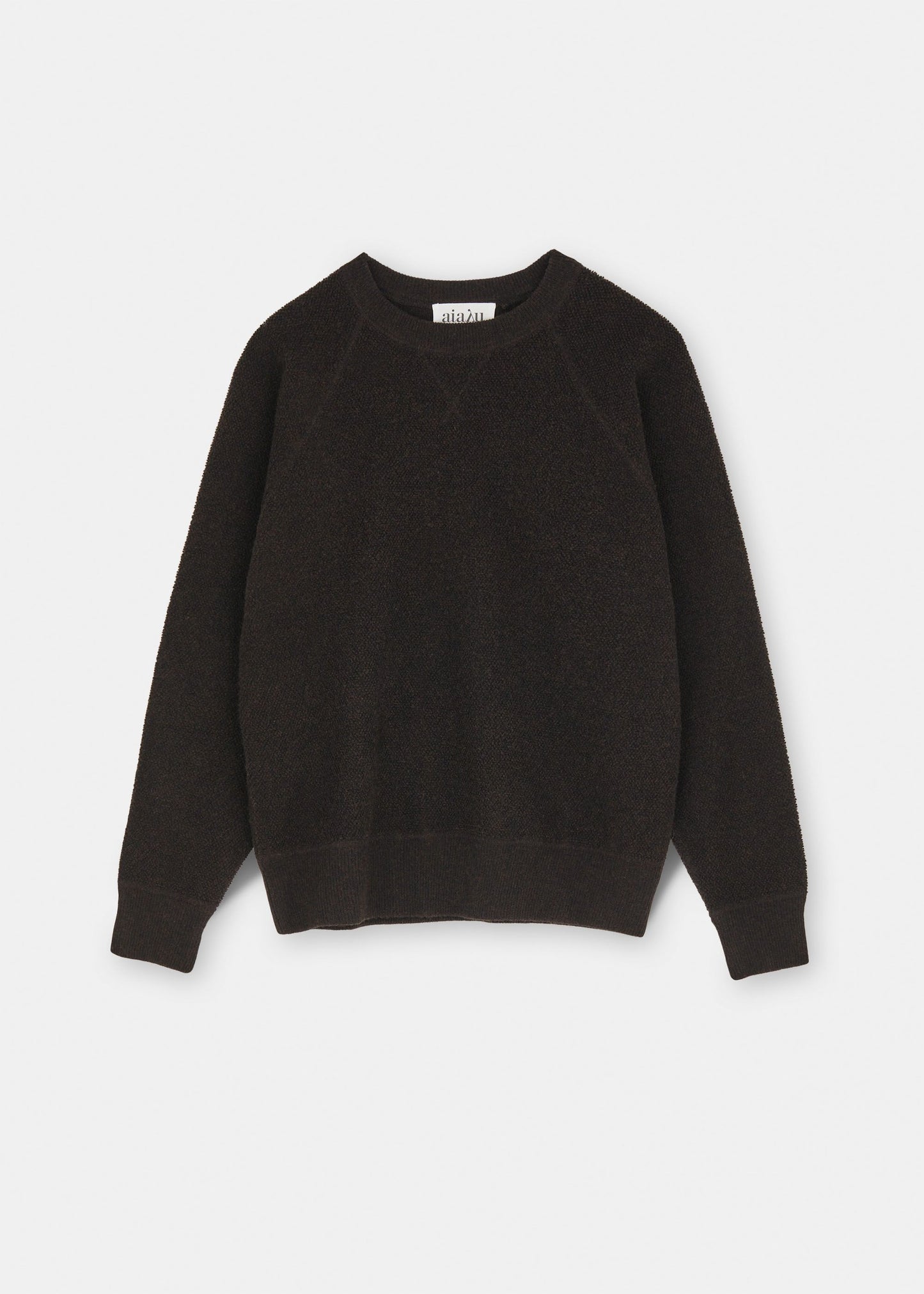 Aiayu "April knitted sweatshirt" Dark Brown