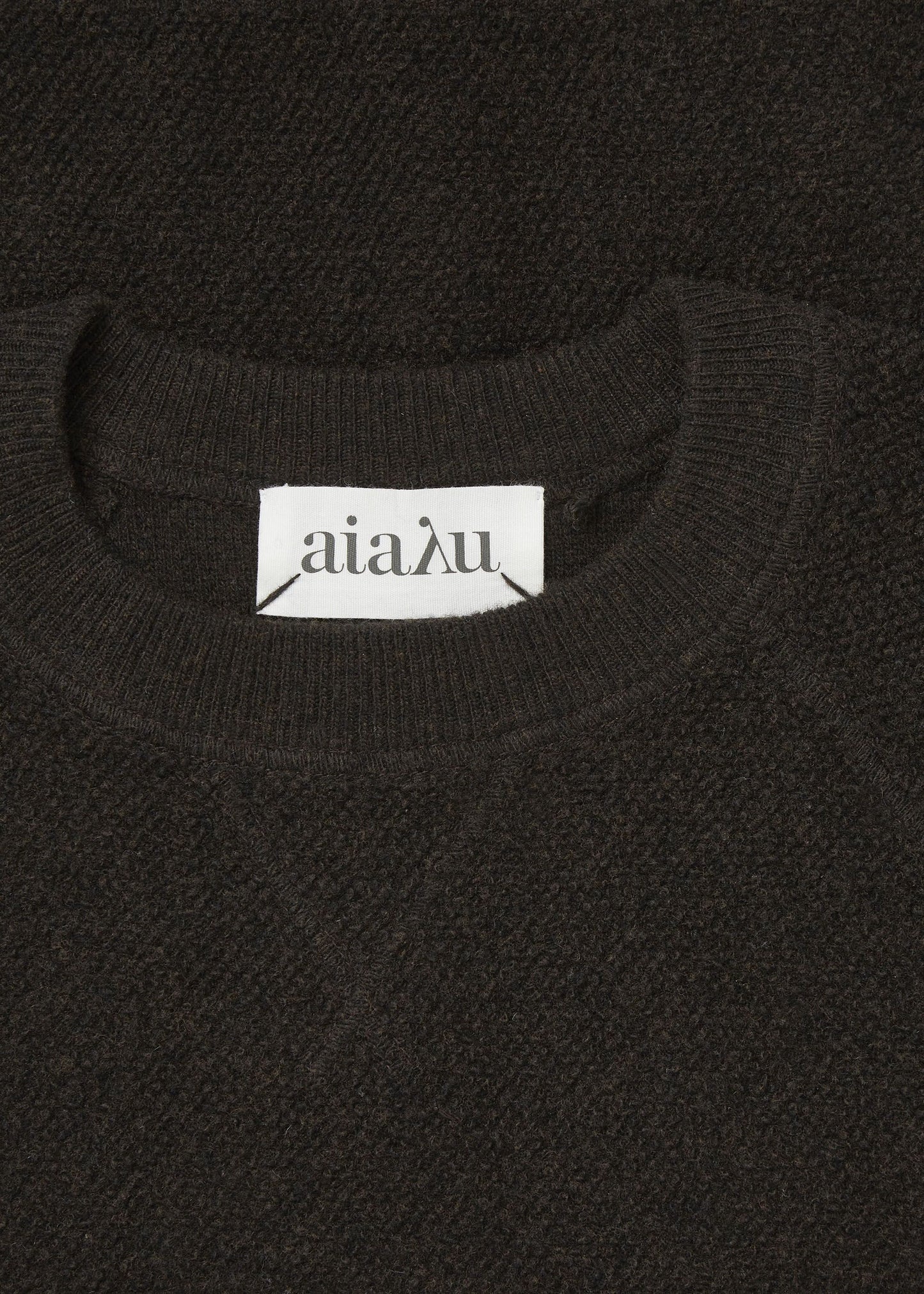 Aiayu "April knitted sweatshirt" Dark Brown