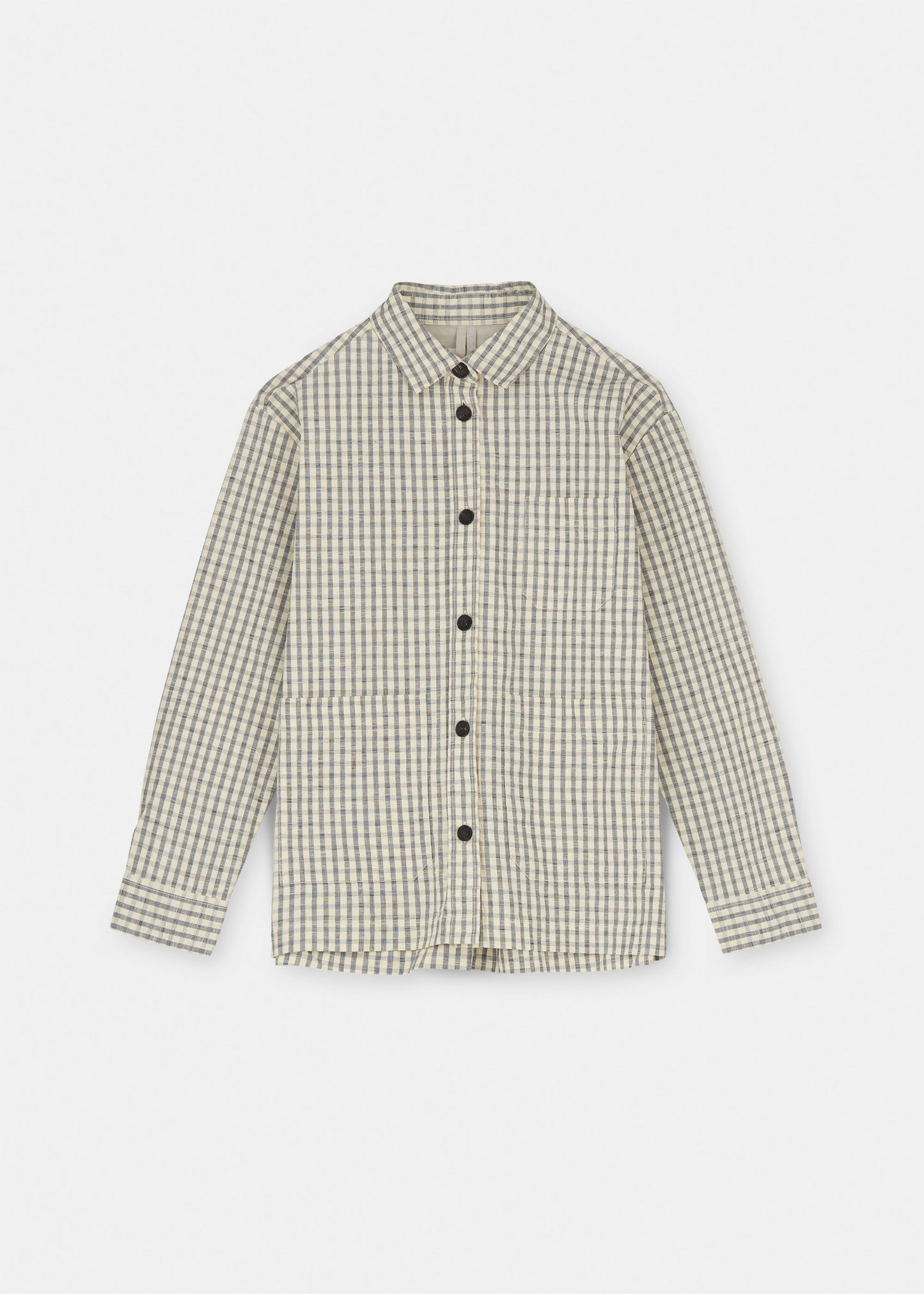 Aiayu "Ashly Shirt Check" Mix Navy