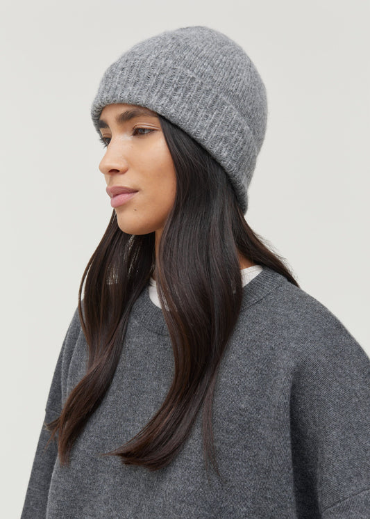 Aiayu "Baby Beanie" Pure Light Grey OS