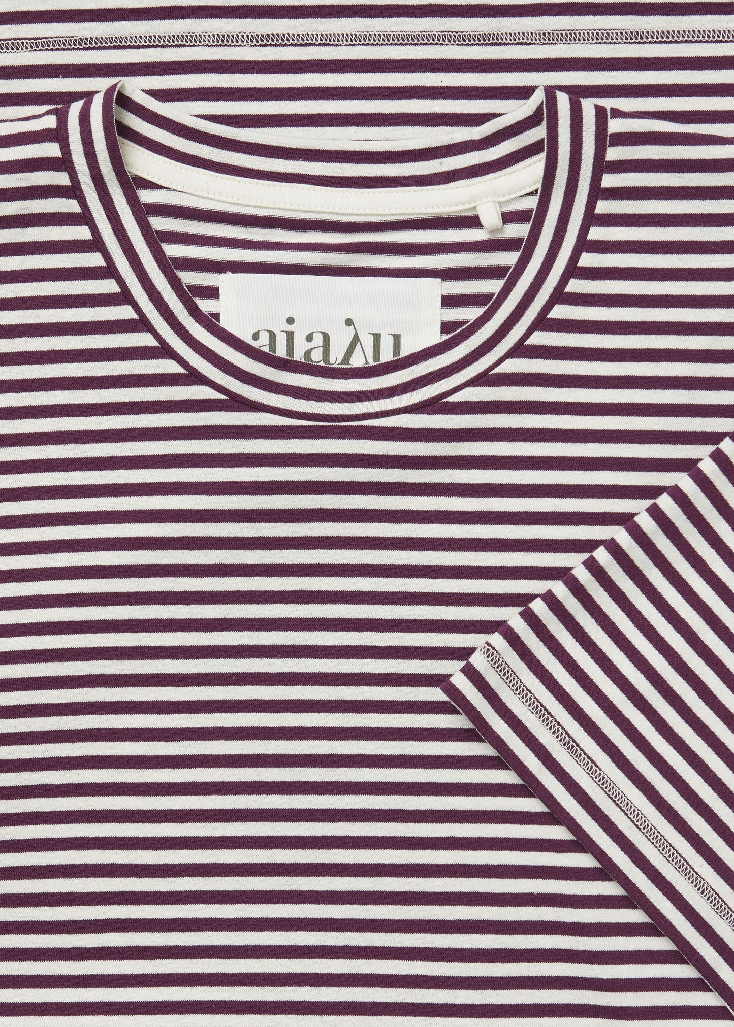 Aiayu "Classic Circular Tee Striped" Mix Syrah