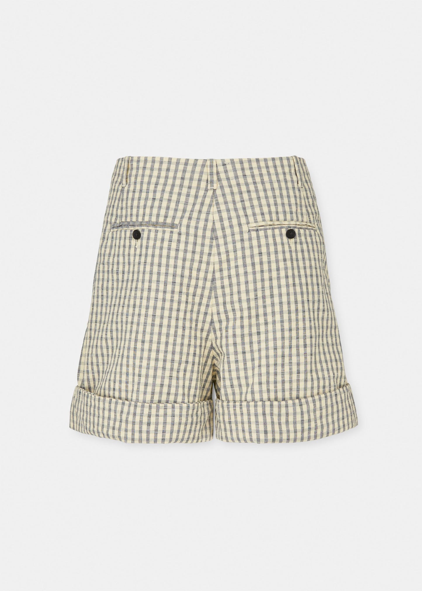 Aiayu "Lee Shorts Check" Mix Navy