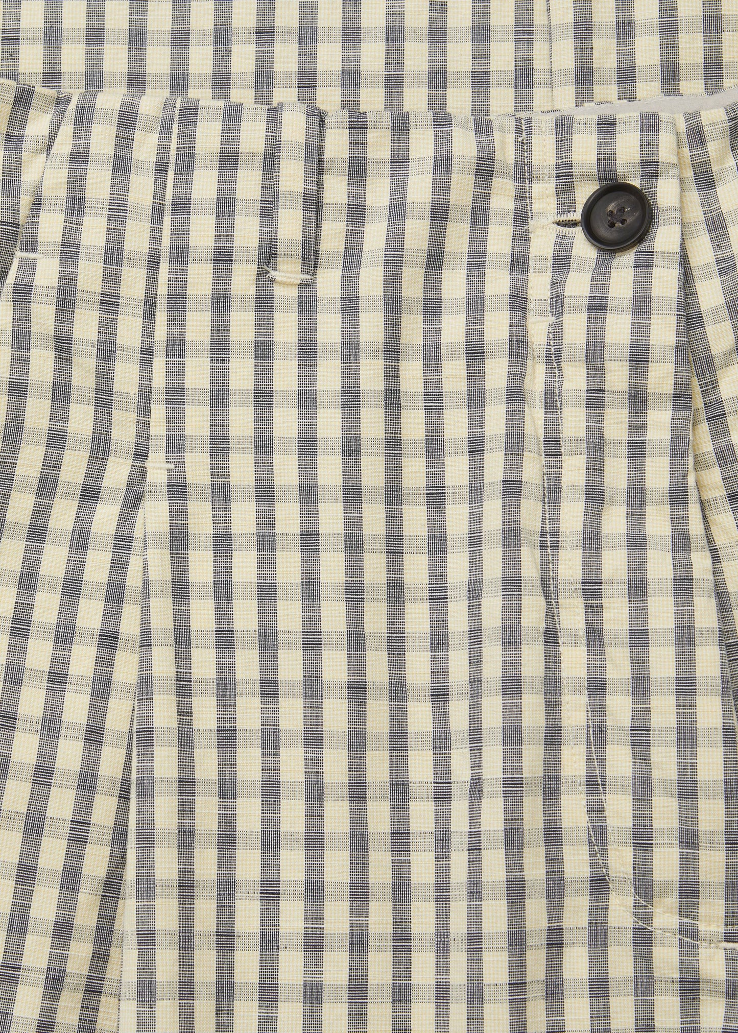 Aiayu "Lee Shorts Check" Mix Navy