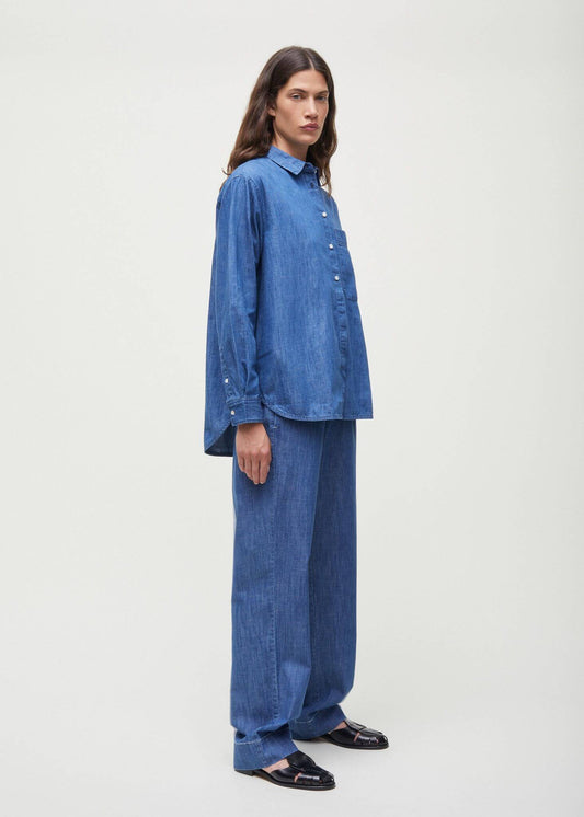 Aiayu "Lynette Shirt Denim" Blue Jeans