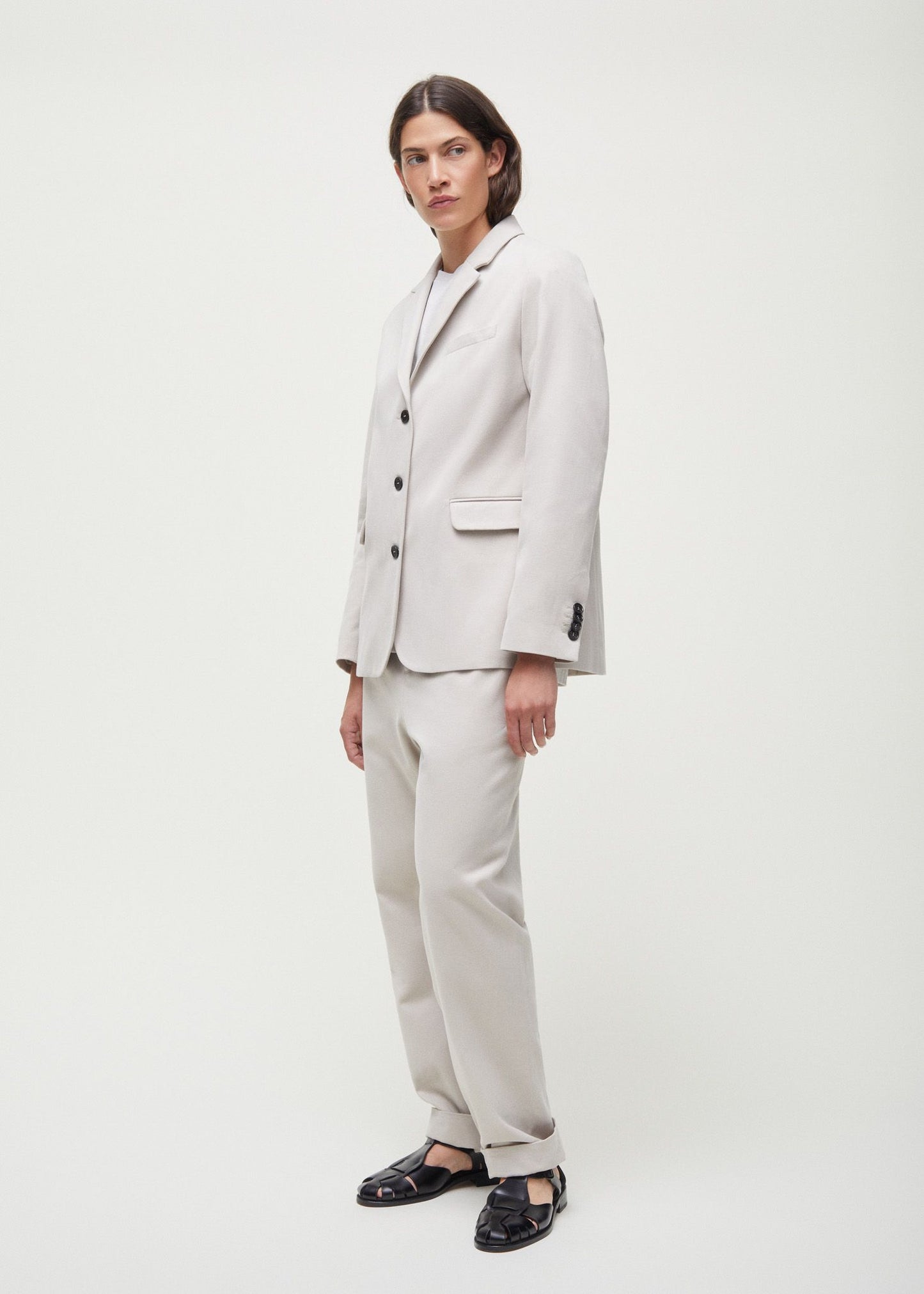 Aiayu "Mason Tailored Jacket Velvet" Fossil
