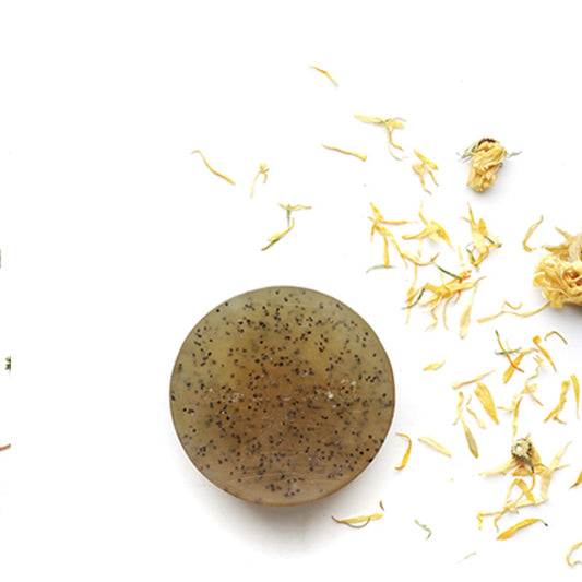 The Munio, Marygold, Organic scrub soap bar