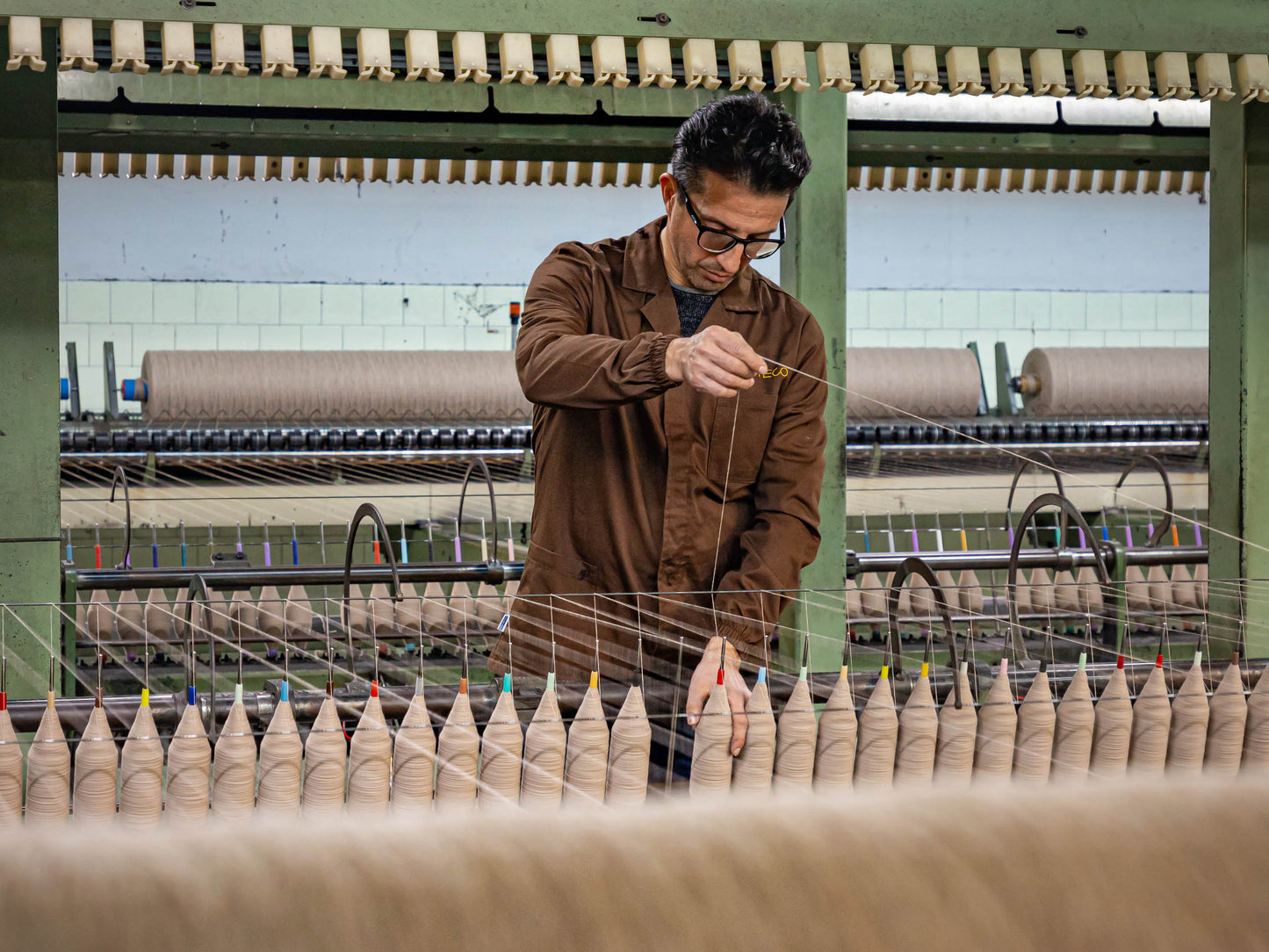 Aiayu "Short Wool Jacket" Herringbone