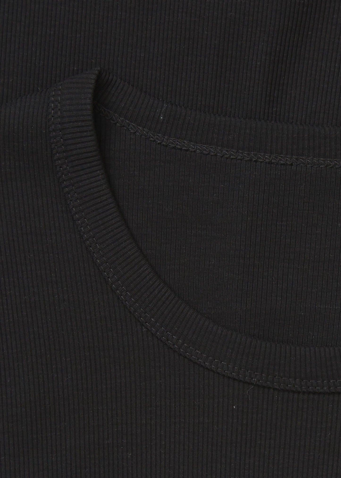 Aiayu "Rib Long Sleeve Tee" Black
