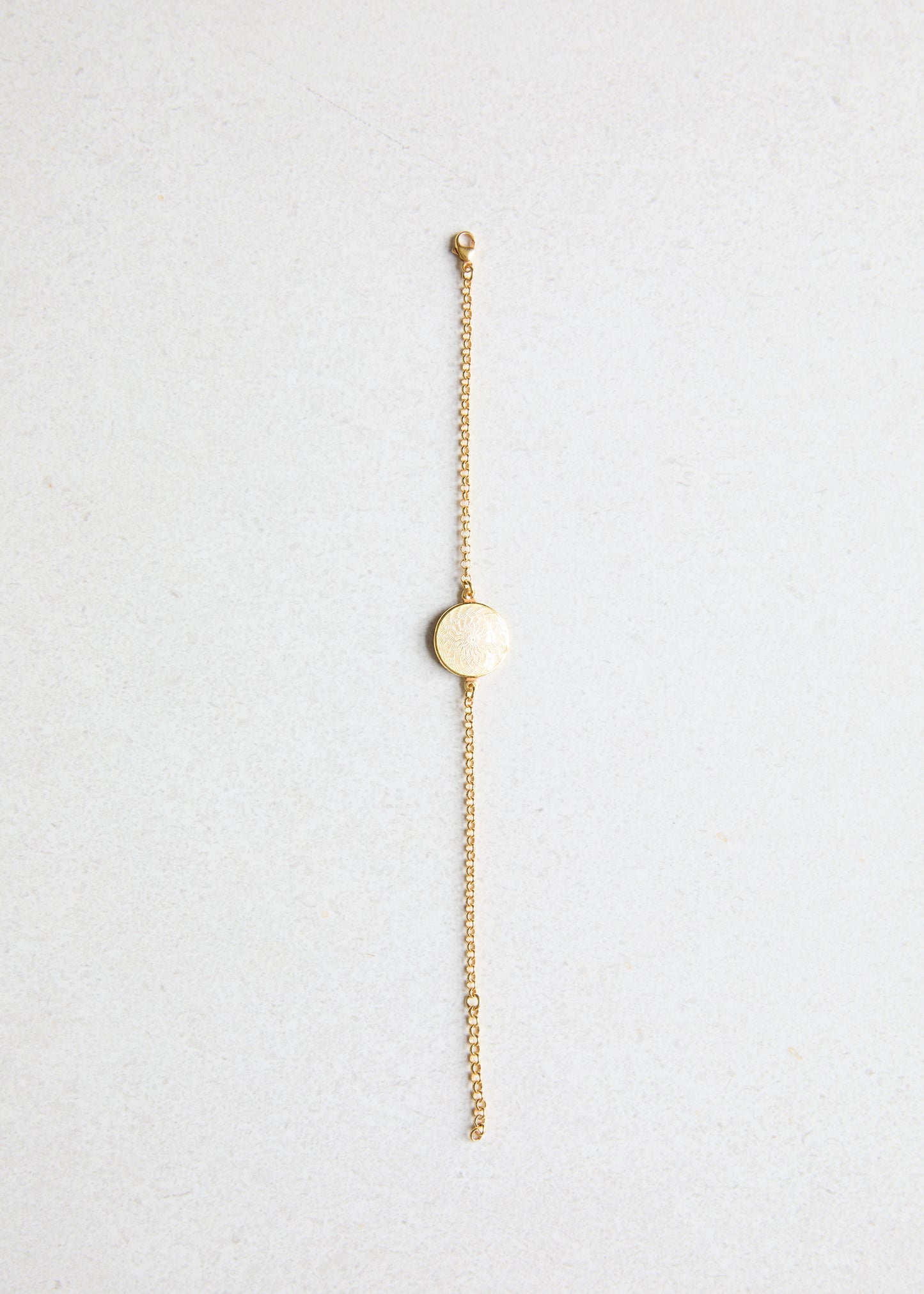 Opro, Venus armbånd lenke, forgylt, Farge Champagne