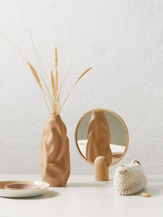 Cooee vase "Drift" 30cm Walnut
