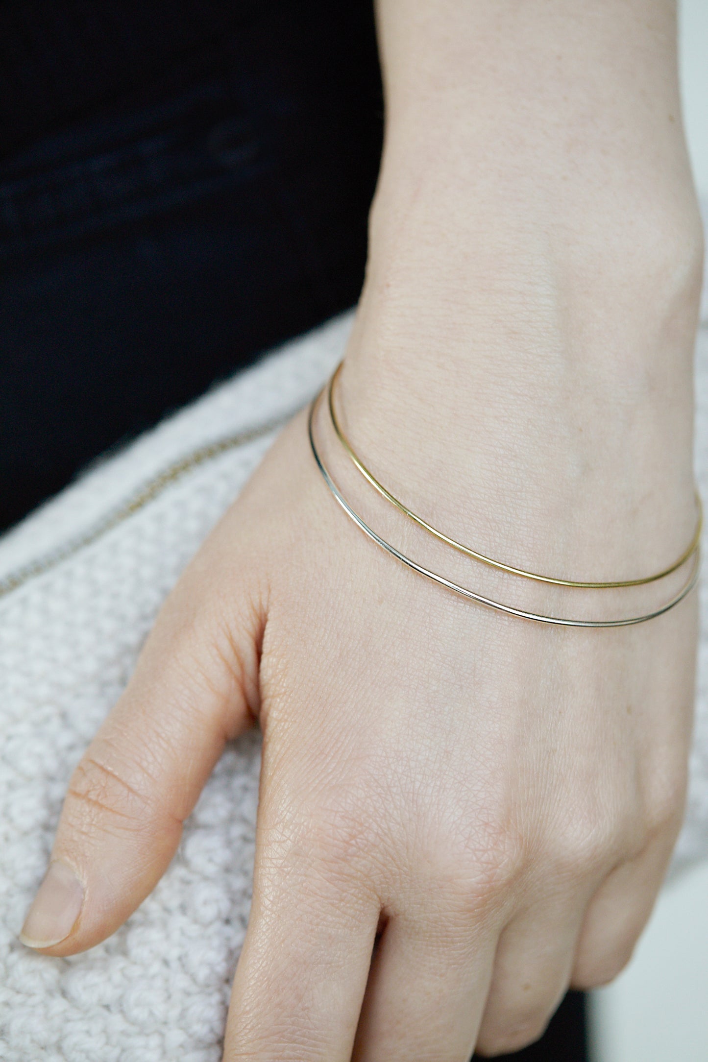 Nora bangle 14k Gold armbånd