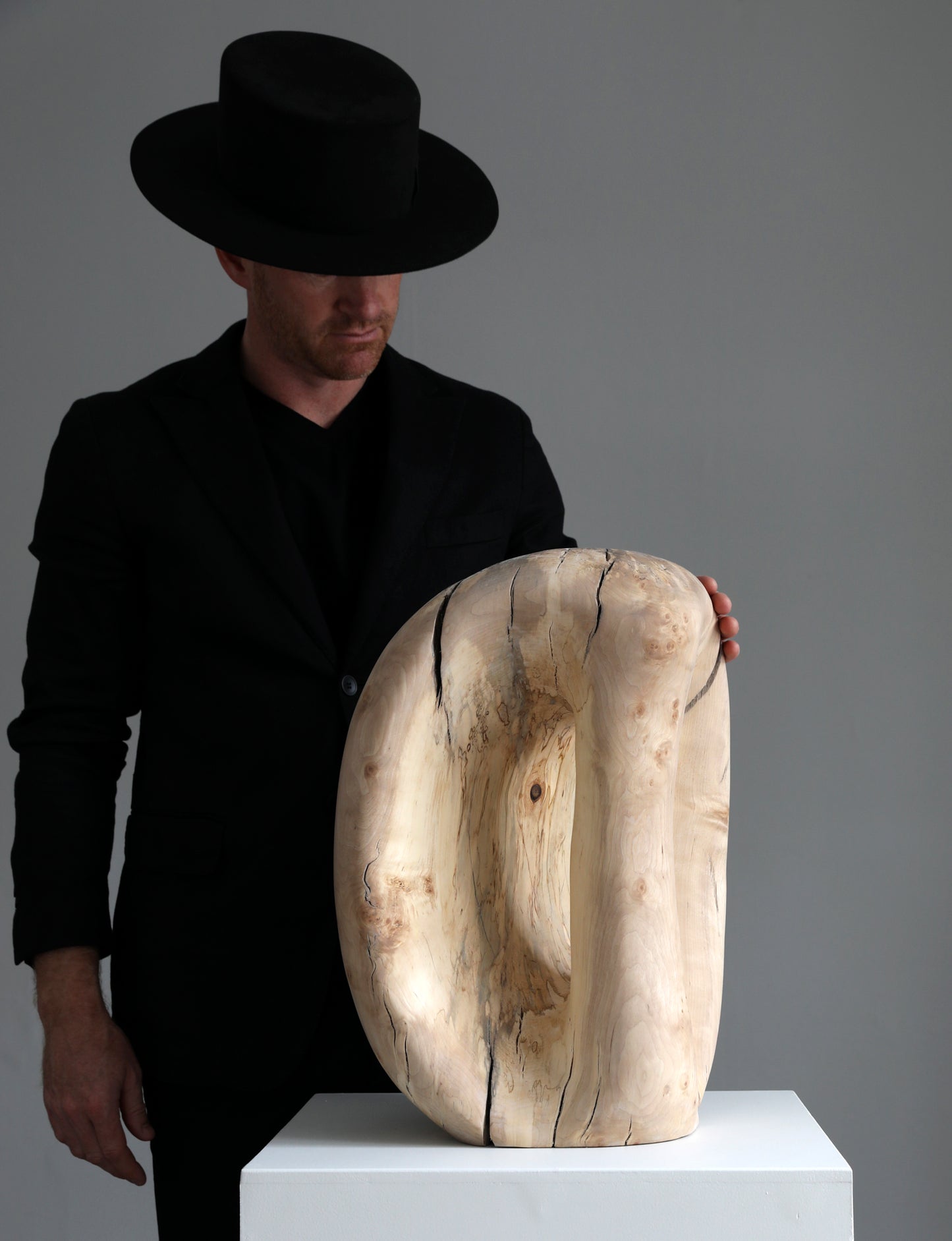 Løvfall Skulptur, "Spalted"
